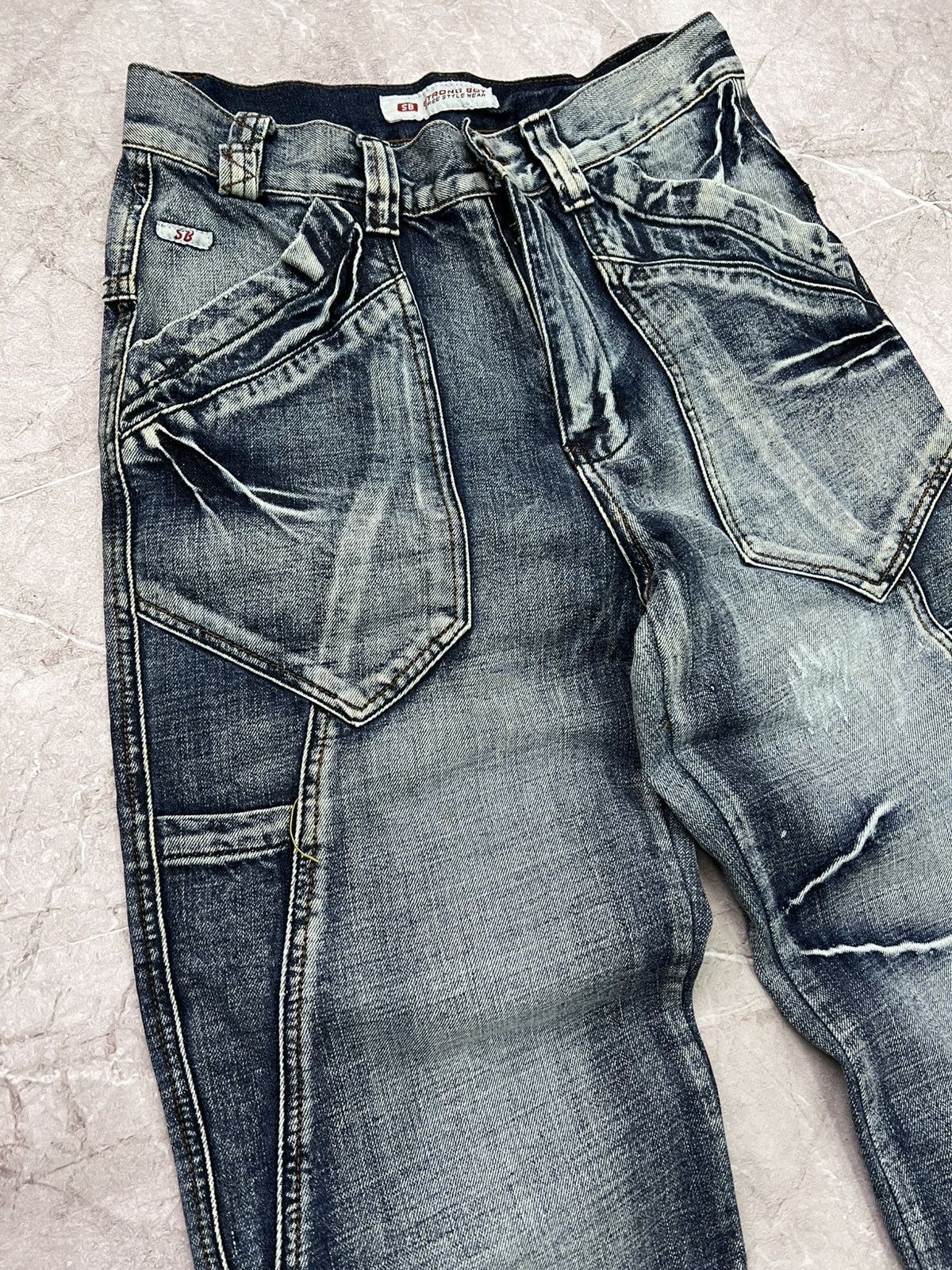 Japanese Brand × True Religion Y2K CARGO BAGGY TRUE RELIGION DISTRESSED JEANS PANTS Size US 30 / EU 46 - 5 Thumbnail