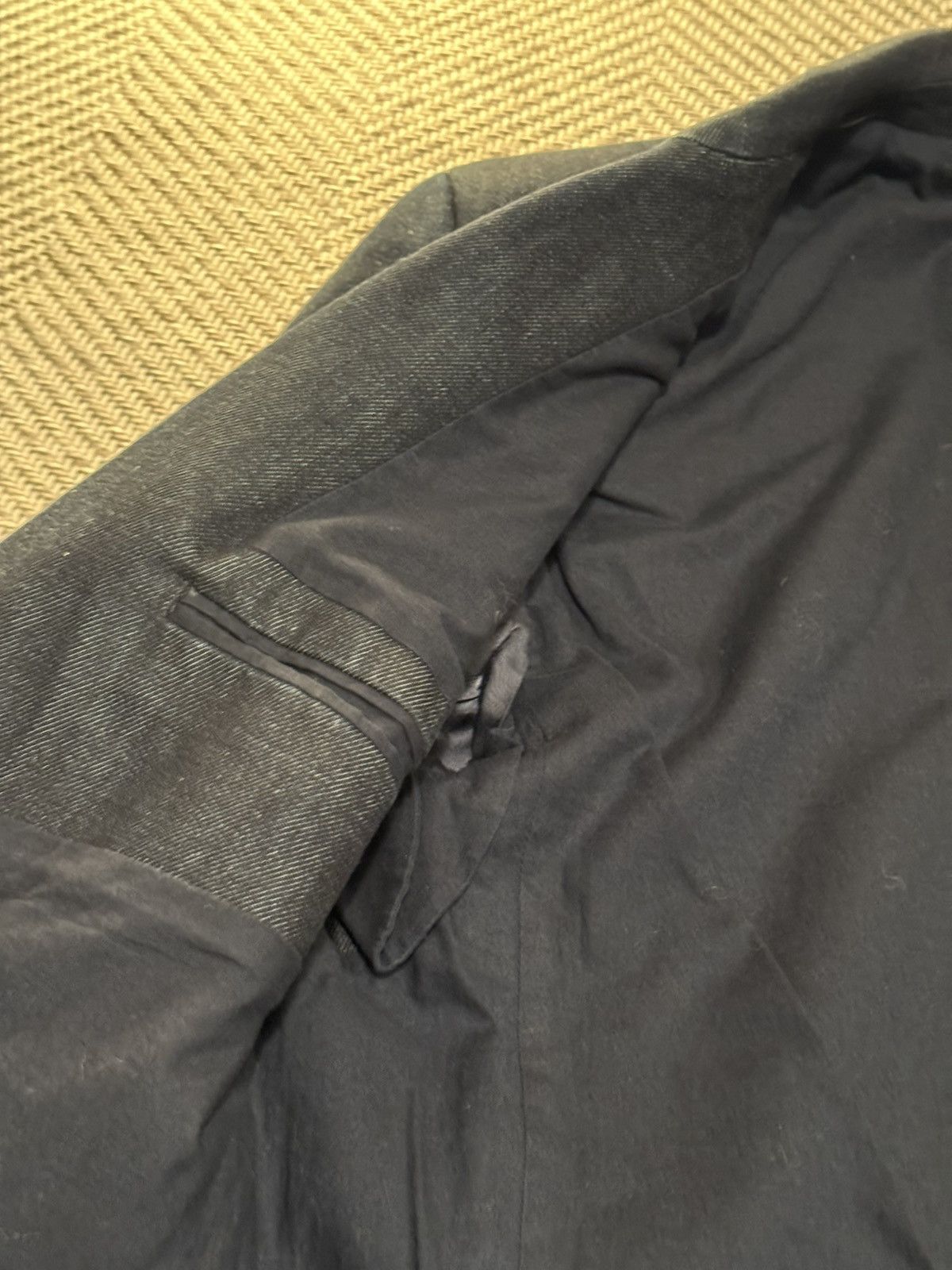 Maison Margiela Maison Margiela Slim Denim Tailored Blazer Size 50S - 7 Thumbnail
