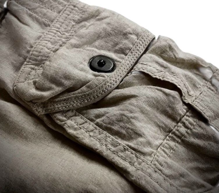 Japanese Brand G.O.A military flared cargo pants Size US 32 / EU 48 - 6 Thumbnail