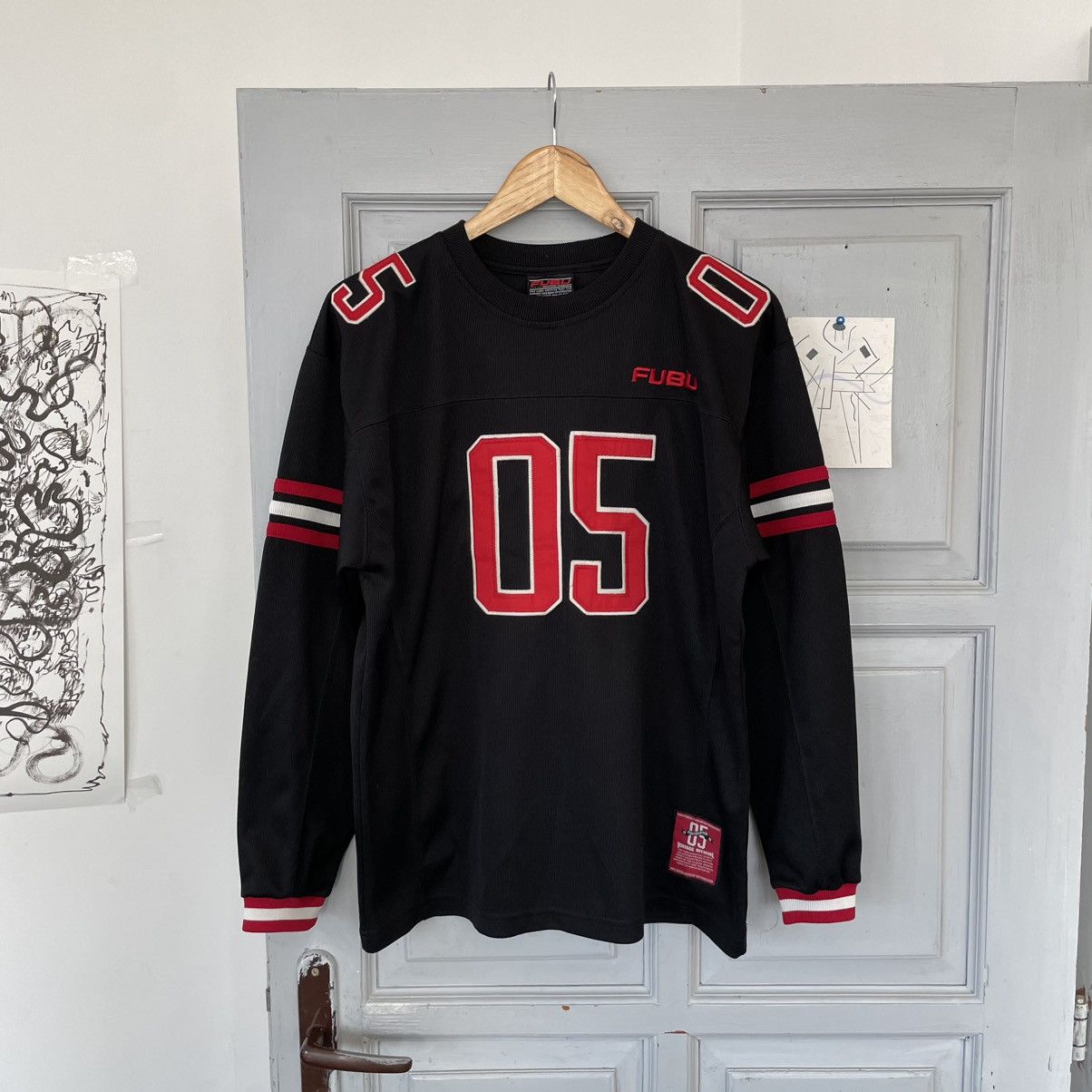 Vintage 00’s Fubu Collections Football Jersey size L