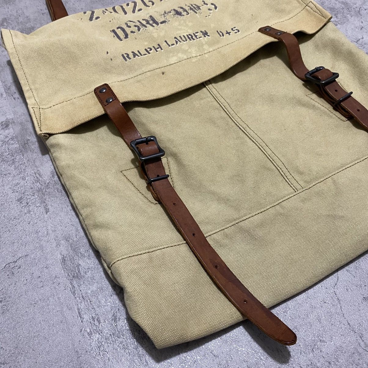 Ralph Lauren VINTAGE RALPH LAUREN D&S MILITARY CANVAS MESSENGER BAG Size ONE SIZE - 3 Thumbnail