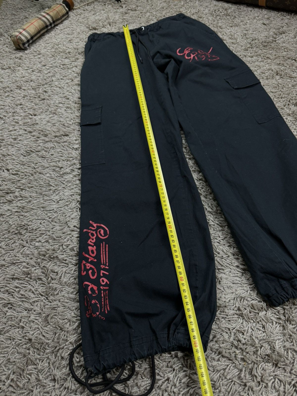 Ed Hardy Baggy parachute pants Ed Hardy y2k original hip-hop item Size 29" - 6 Thumbnail