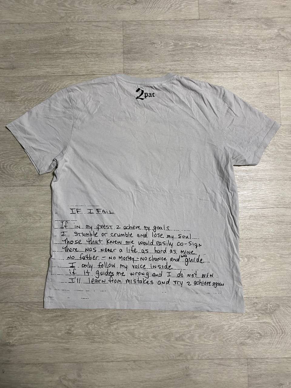 Band Tees 2PAC rap tee big print hip hop Size US XL / EU 56 / 4 - 2 Thumbnail
