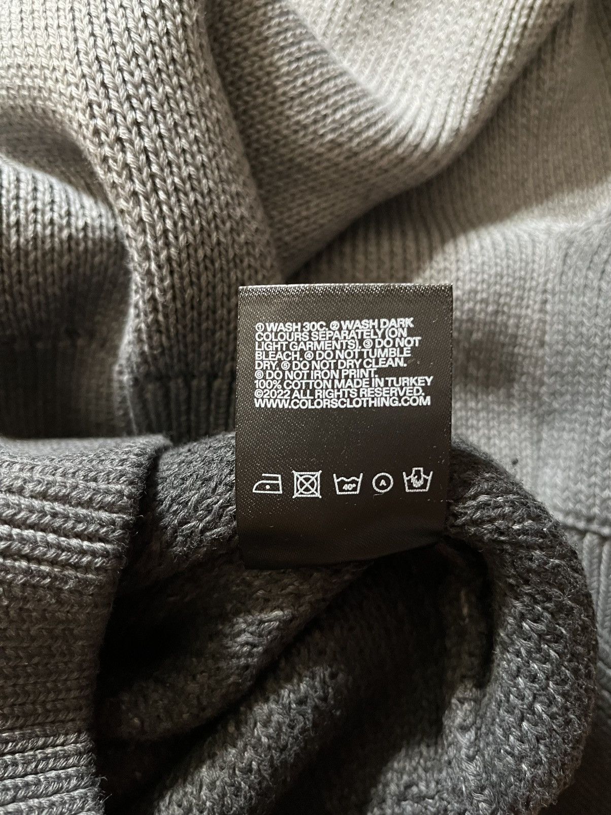 Colours Heavy cotton knit jacket with fading/gradient effect size L Size US L / EU 52-54 / 3 - 7 Thumbnail