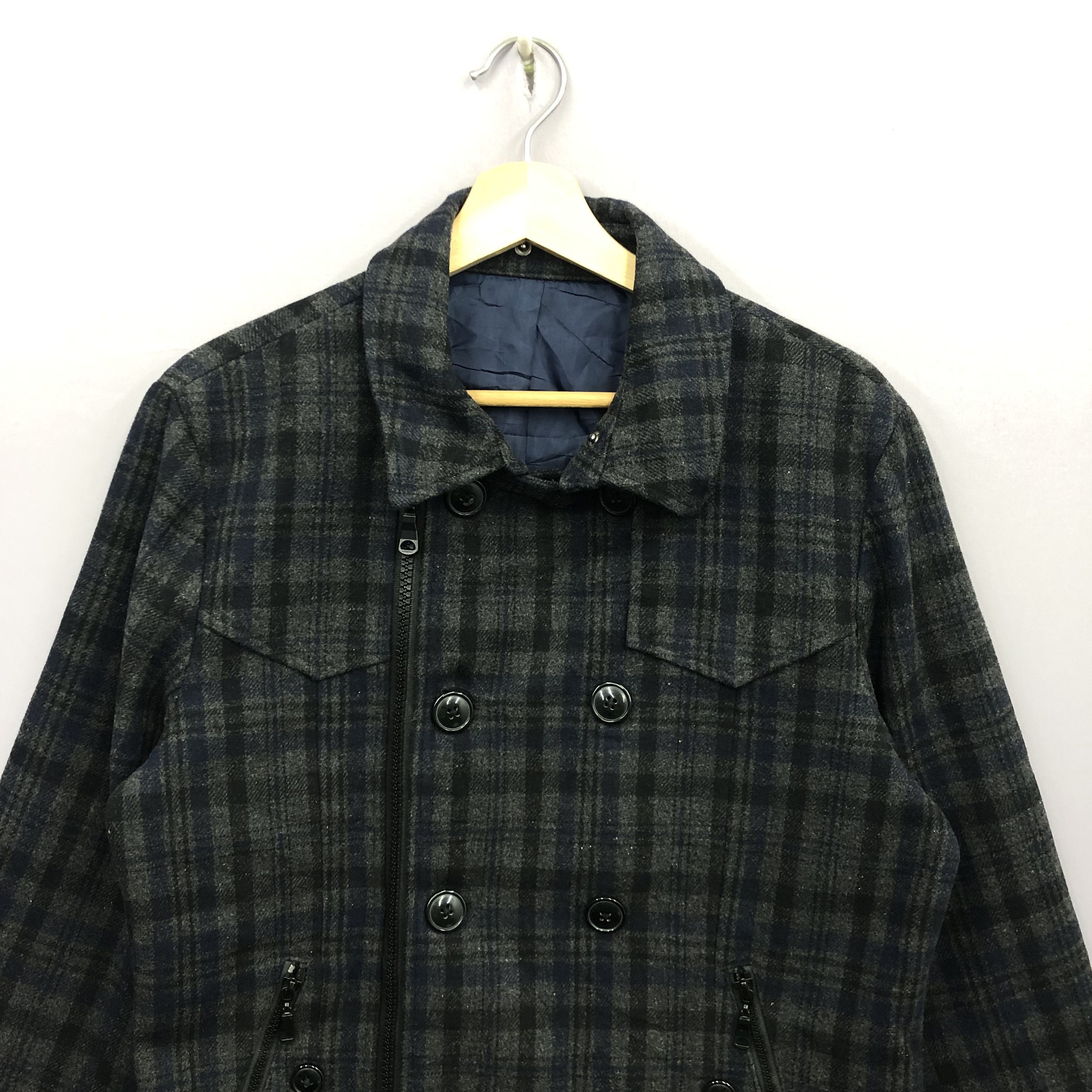 Japanese Brand × Matsuda Vintage Semantic Design Japanese Double Breasted Wool Jacket Size US S / EU 44-46 / 1 - 3 Thumbnail