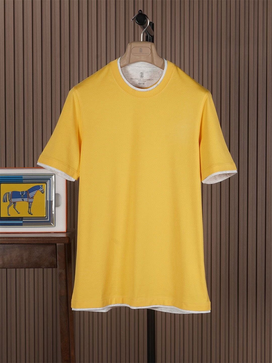 Brunello Cucinelli Brunello Cucinelli Short Sleeve T-Shirt - dmc Size US S / EU 44-46 / 1 - 1 Thumbnail
