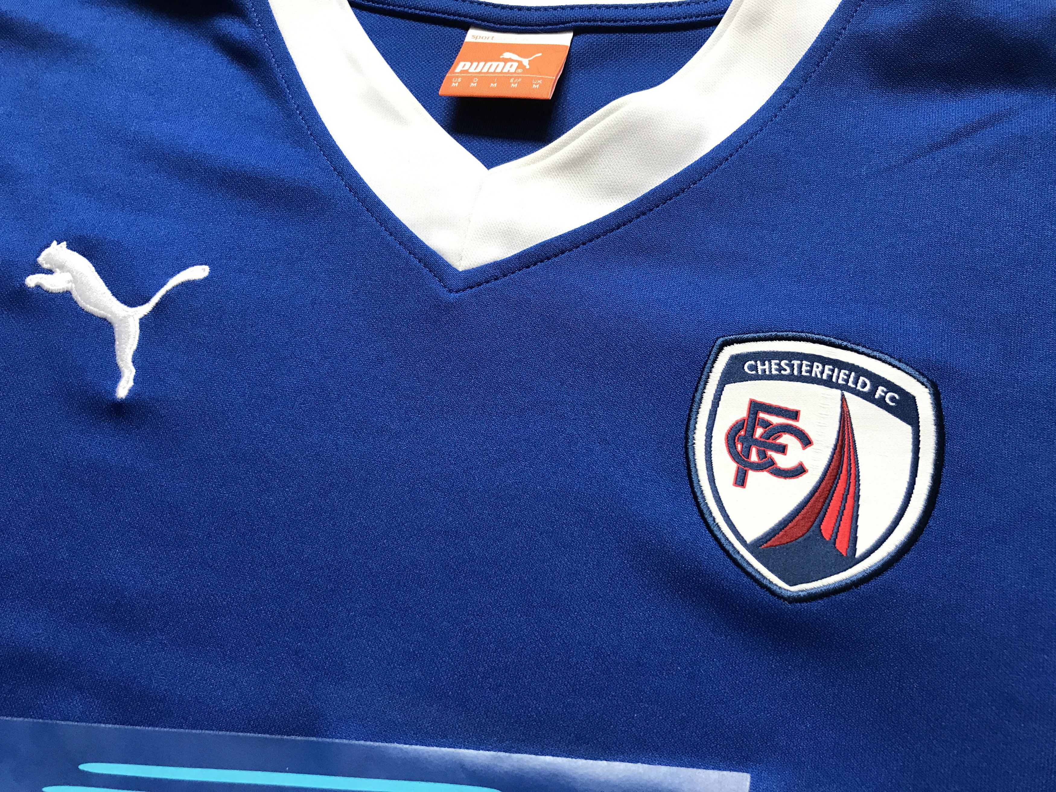 Puma × Vintage Vintage Puma Chesterfield Home Football Shirt 2012-2013 Size US M / EU 48-50 / 2 - 5 Thumbnail