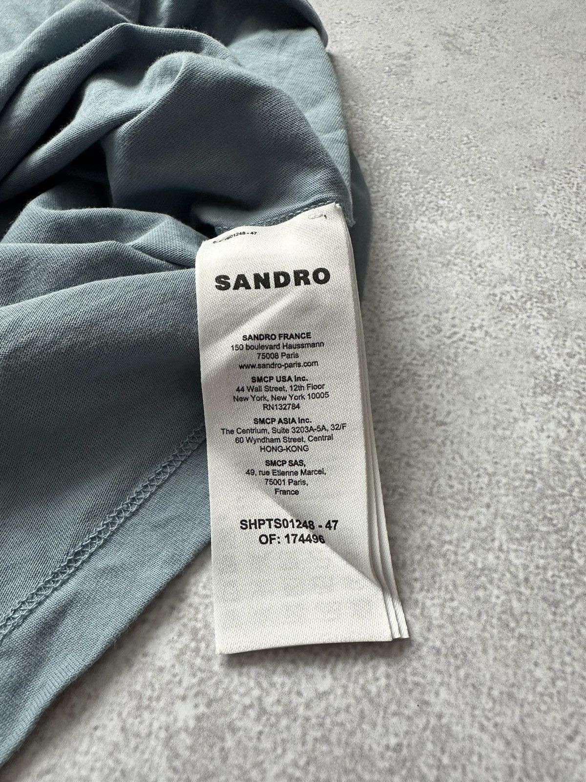 Sandro T-shirt Sandro short sleeve blue size M Size US M / EU 48-50 / 2 - 4 Thumbnail