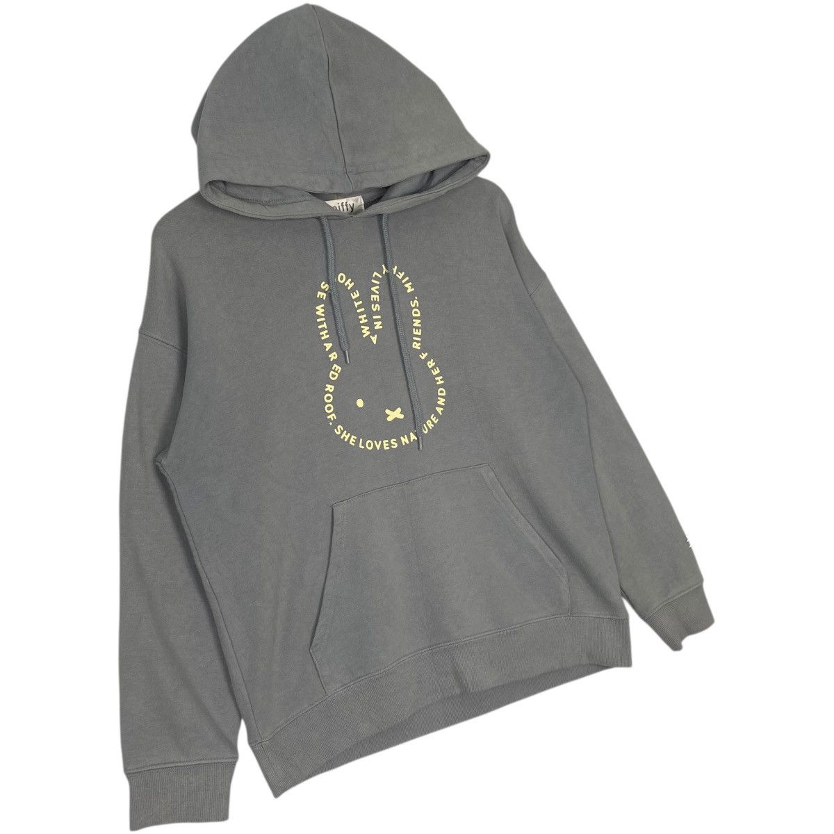 Vintage Vintage Miffy Hoodie Sweater Gray Pullover Jumper Size M Size M / US 6-8 / IT 42-44 - 3 Thumbnail