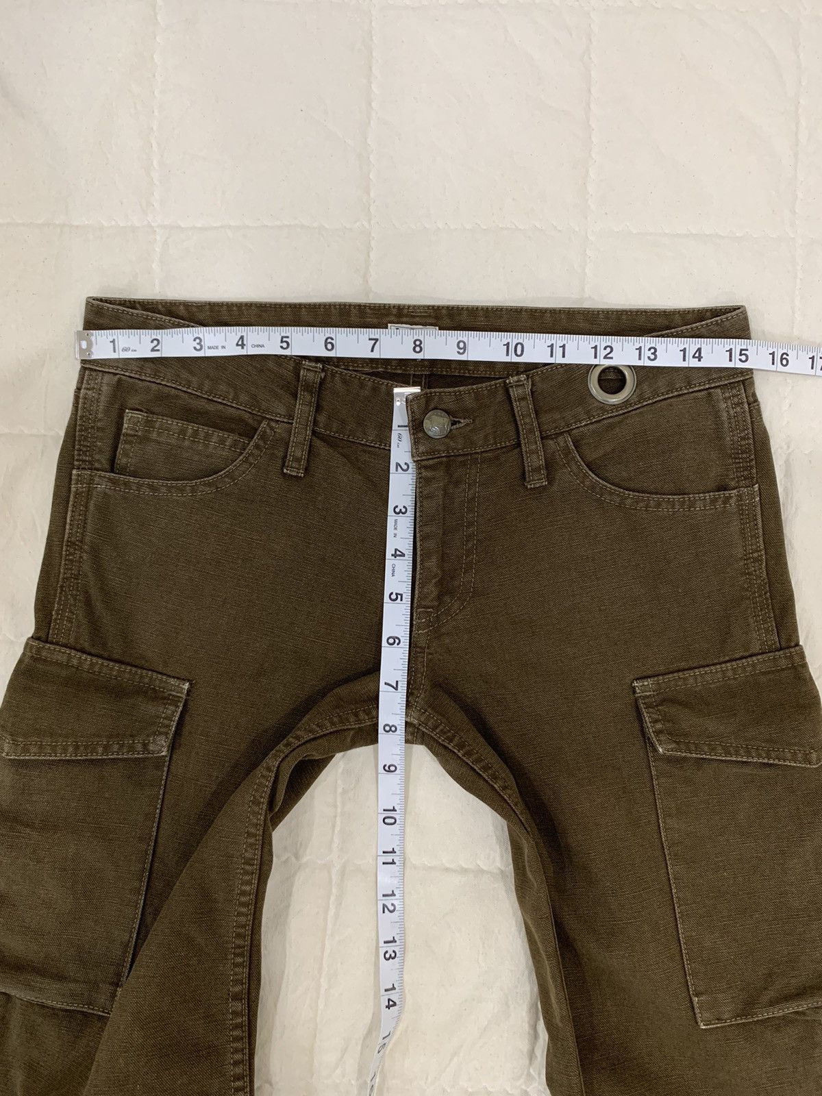 If Six Was Nine 2000s L.G.B Canvas Leg Zipper Cargo Pant Size US 26 / EU 42 - 19 Thumbnail