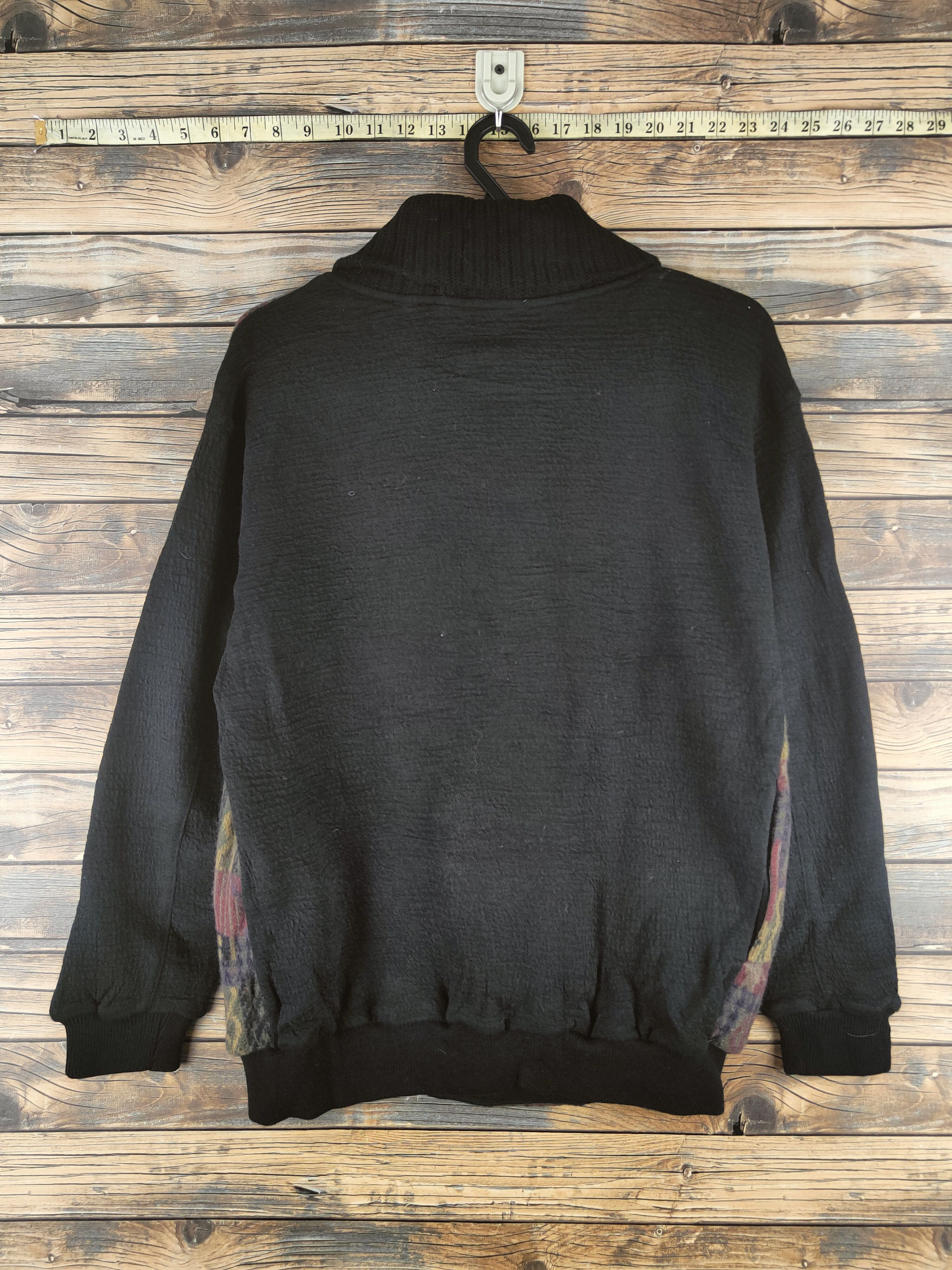 Japanese Brand DL St.City Black Knitwear vintage Sweatshirts #46-473 Size US M / EU 48-50 / 2 - 7 Thumbnail