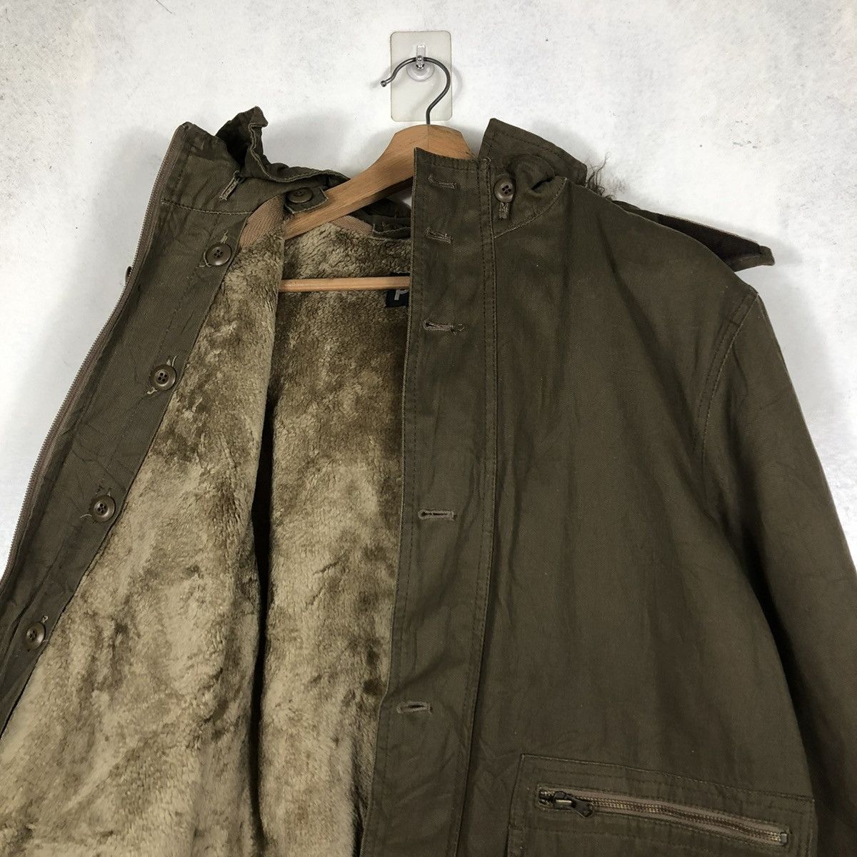 PPFM 📌VINTAGE BIKER JACKET PPFM JAPAN SHEARLING BLANKET Size US L / EU 52-54 / 3 - 13 Thumbnail