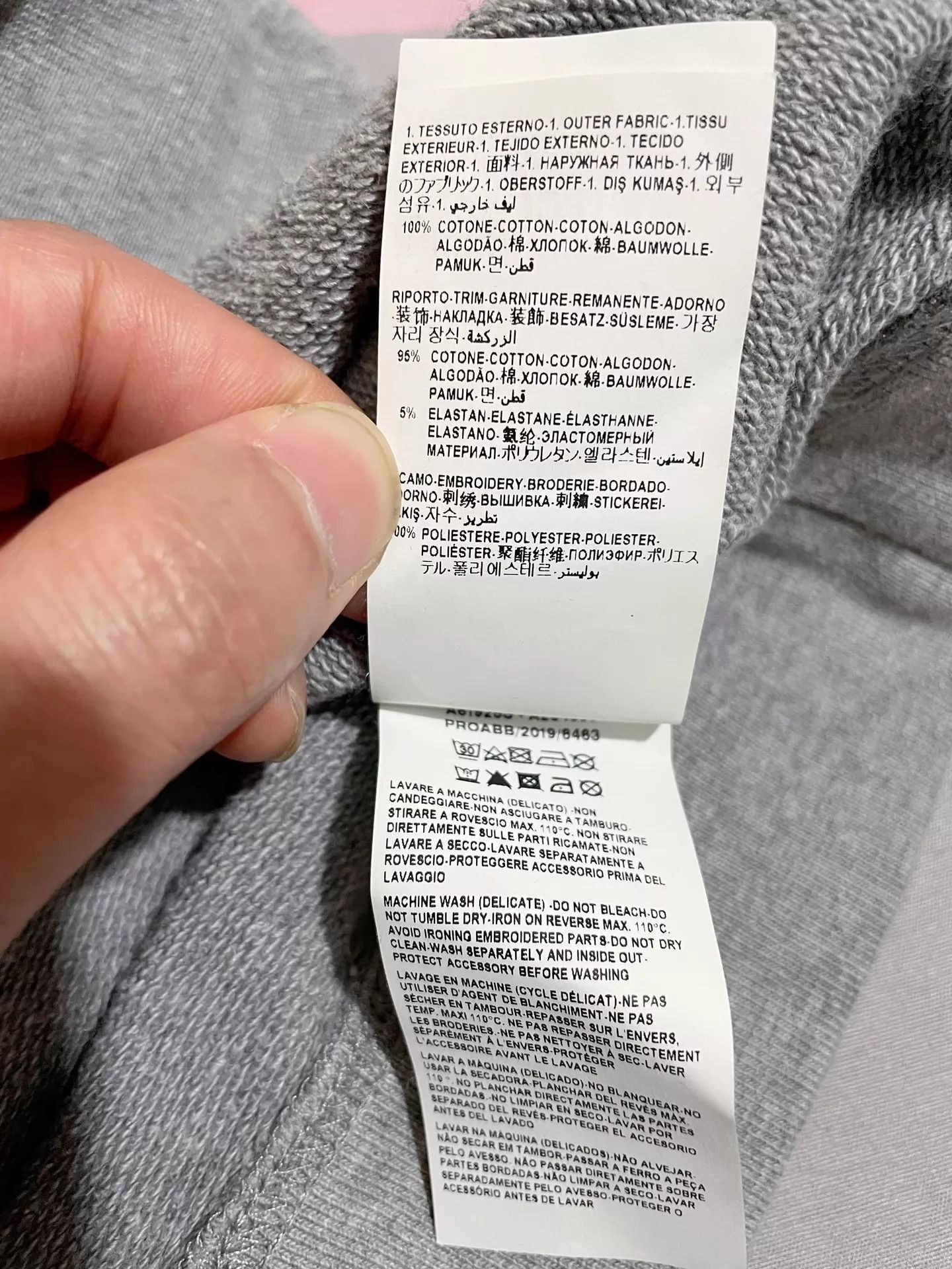 Versace Gray Crewneck Sweatshirt with Embroidered Design. Size US L / EU 52-54 / 3 - 9 Thumbnail