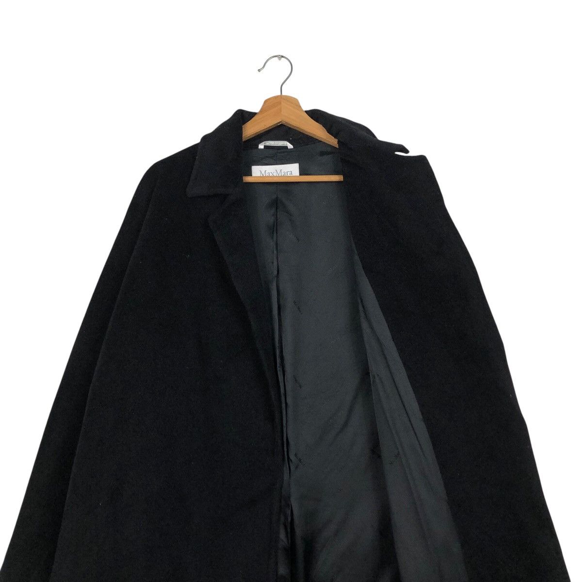 Vintage Vintage Long Jacket Wool Max Mara Made in Italy Herringbone Size US M / EU 48-50 / 2 - 14 Thumbnail