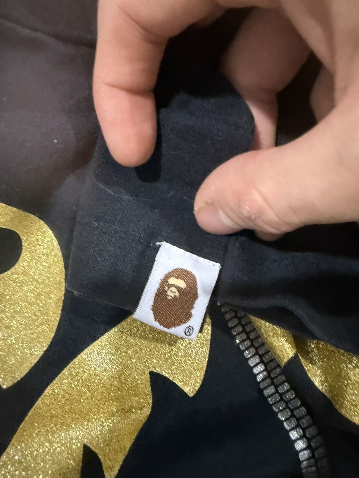 Bape Glitter Shark Tee Size US S / EU 44-46 / 1 - 5 Thumbnail