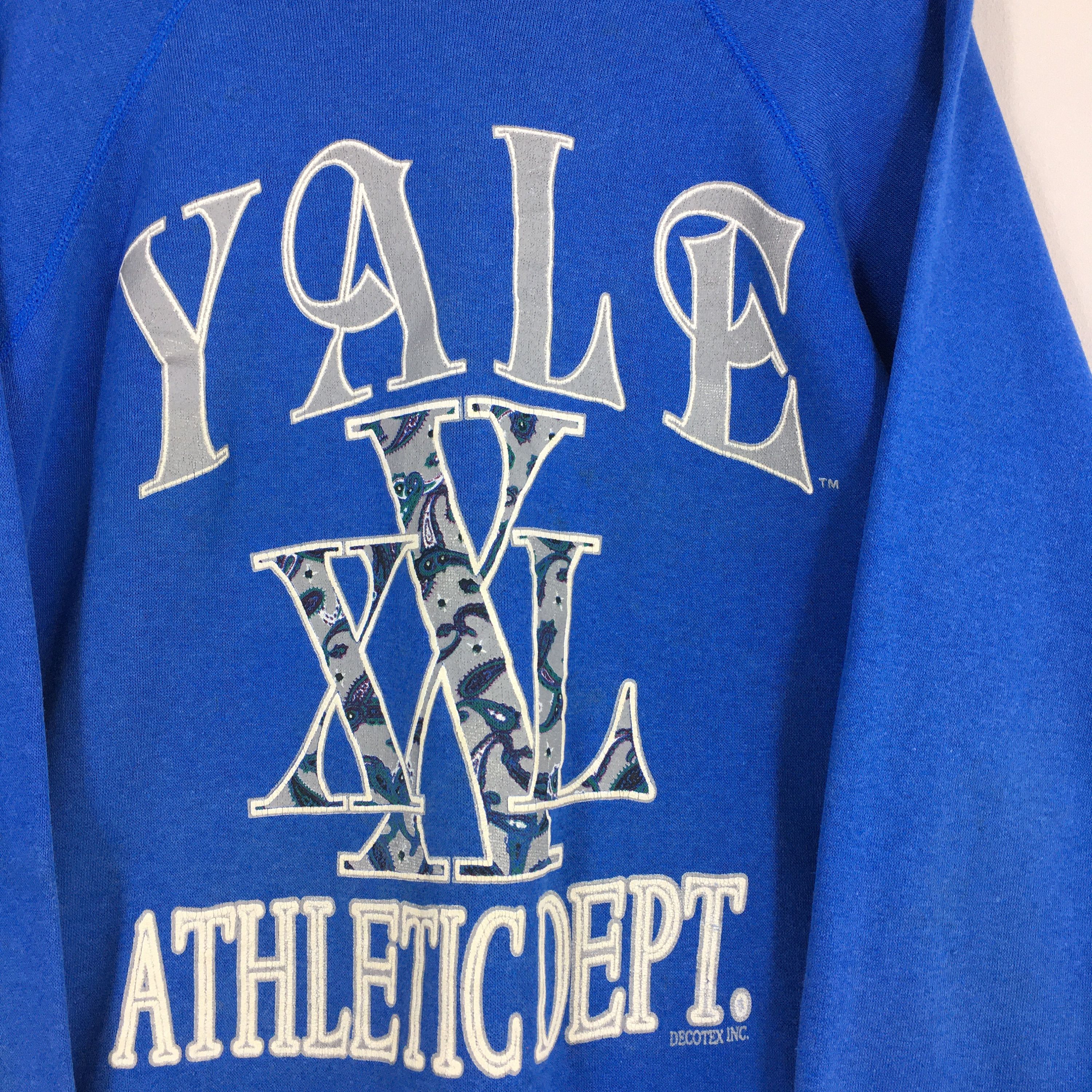 NCAA × Vintage Vintage 90's University Yale Sweatshirt Large Size US L / EU 52-54 / 3 - 2 Thumbnail