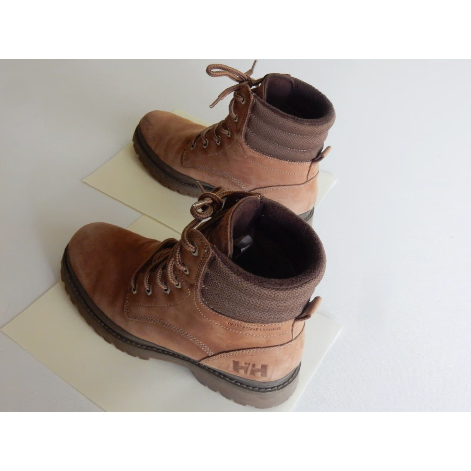 Helly Hansen HELly Hansen Men's Hiking Boots Size 8 Waterproof Brown Suede Size US 8 / EU 41 - 3 Thumbnail
