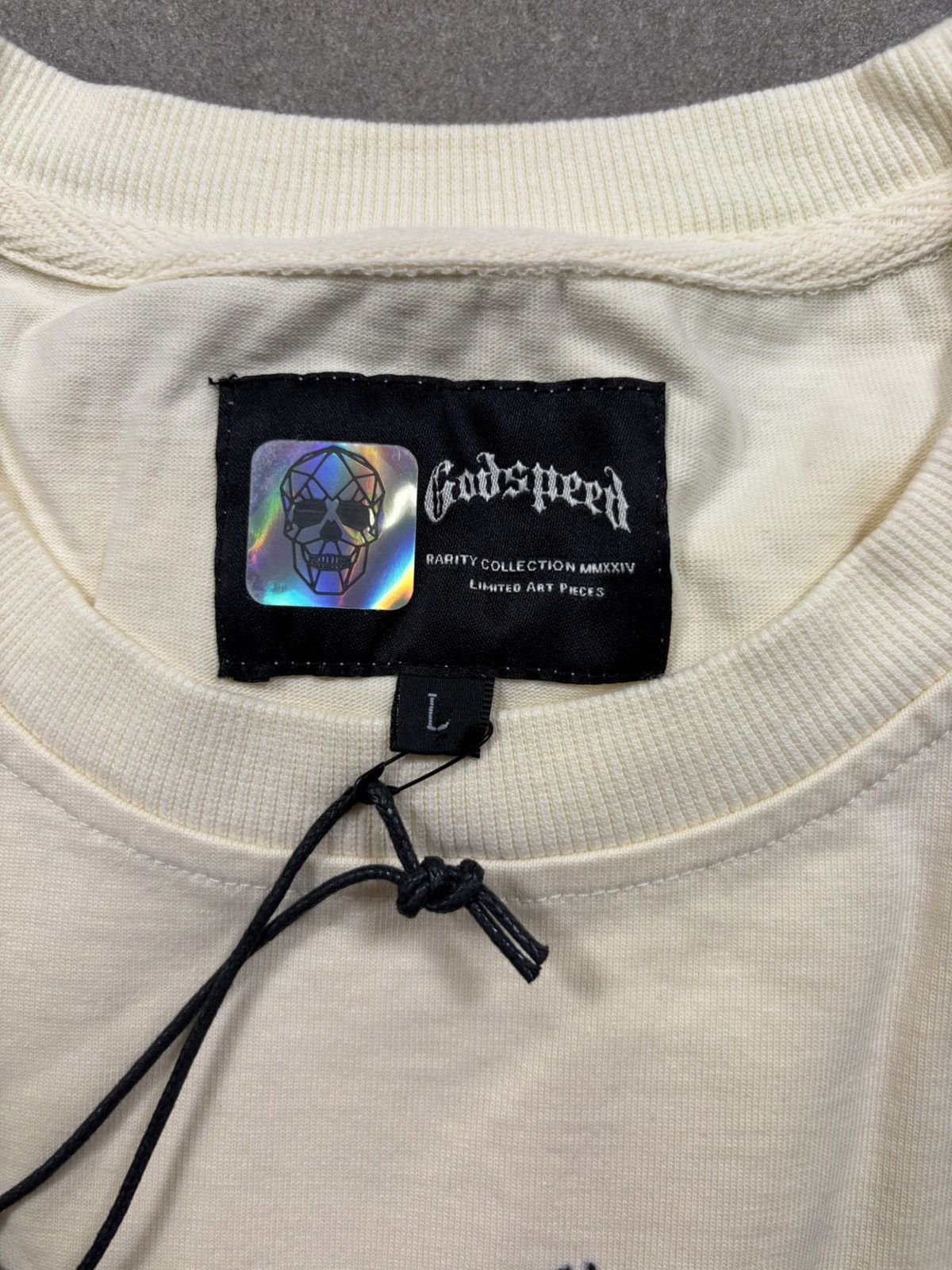 Godspeed Godspeed Under Construction Thermal Tee, Bone Size US L / EU 52-54 / 3 - 8 Thumbnail
