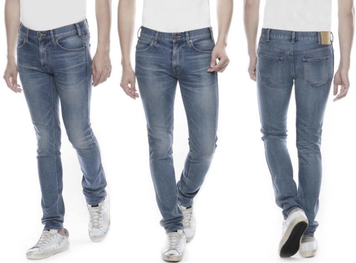 Celine × Hedi Slimane 19FW Skinny Union Wash Denim sz28/30/32 Size US 30 / EU 46 - 10 Thumbnail