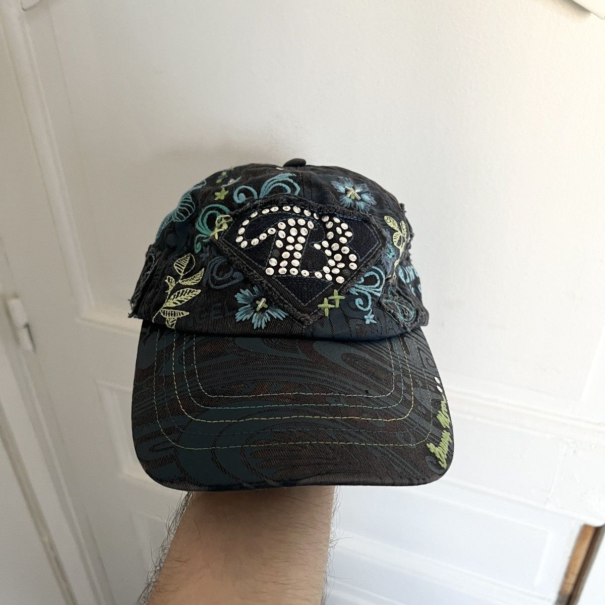 Japanese Brand × Vintage Y2K Cap Hat Snapback Trucker ed hardy style Hawaii 2000s Size ONE SIZE - 2 Thumbnail