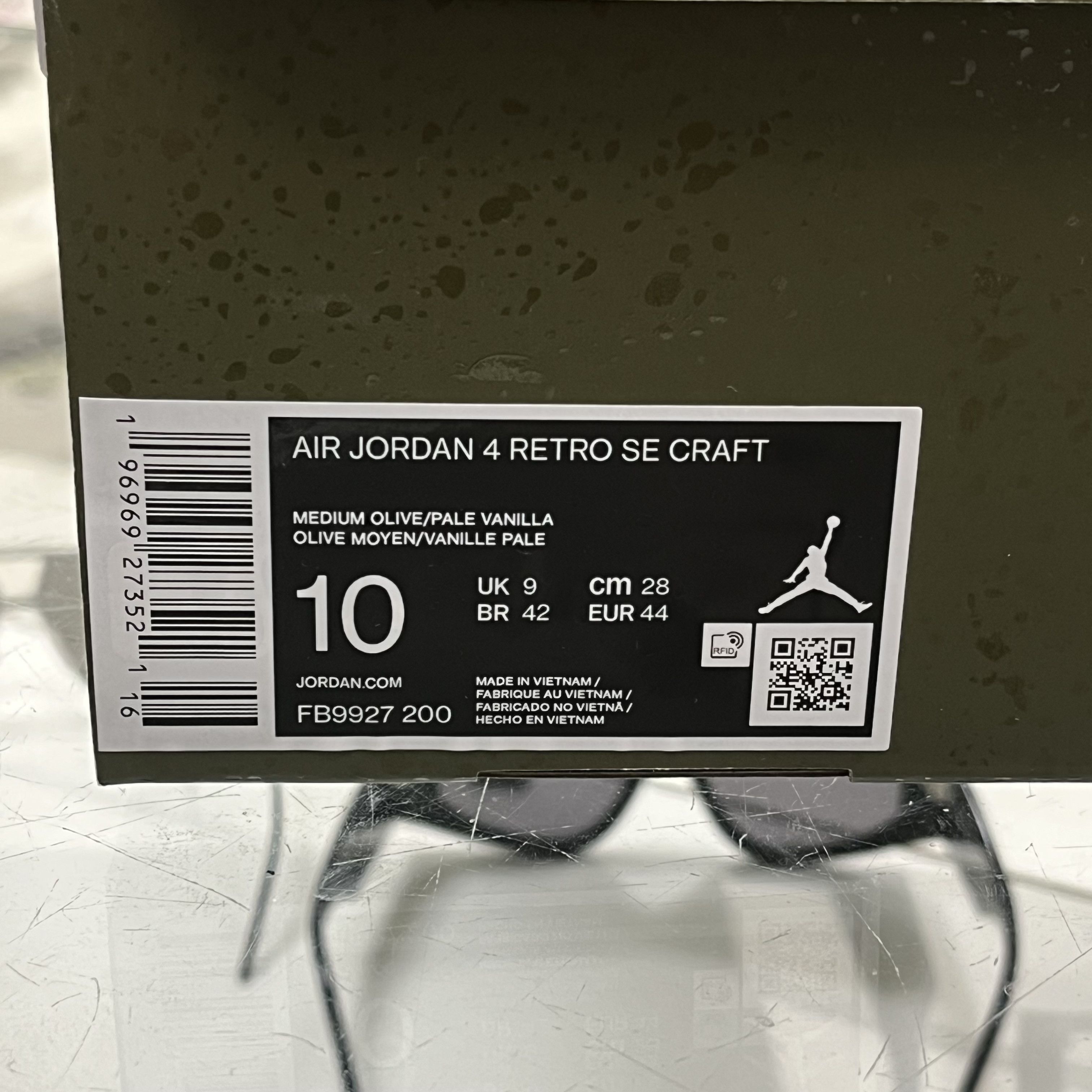Nike Air Jordan 4 Retro SE Craft Medium Olive Size US 10 / EU 43 - 7 Thumbnail