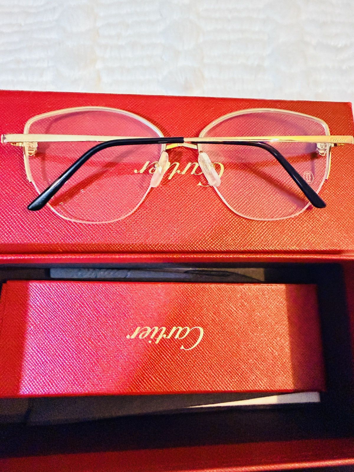 Cartier Cartier Eyeglasses Panthère CT03700 001 Size ONE SIZE - 10 Thumbnail