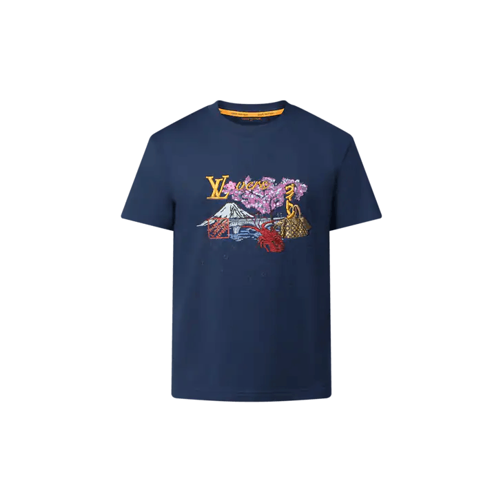 Louis Vuitton Embroidered T-Shirt Size US M / EU 48-50 / 2 - 1 Thumbnail