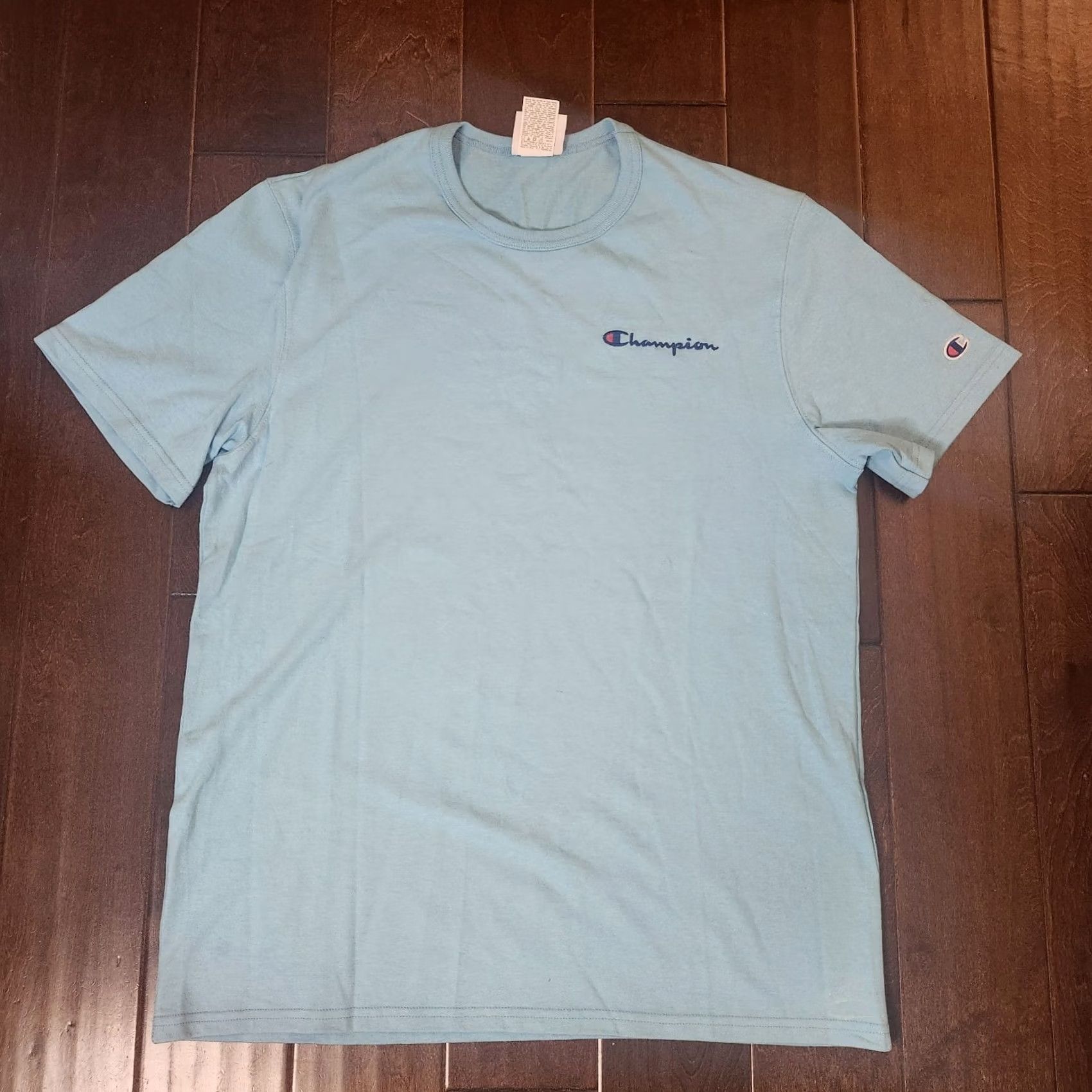 Champion Champion Men's Blue Logo Short Sleeve T-shirt Tee - Size Large Size US L / EU 52-54 / 3 - 2 Thumbnail