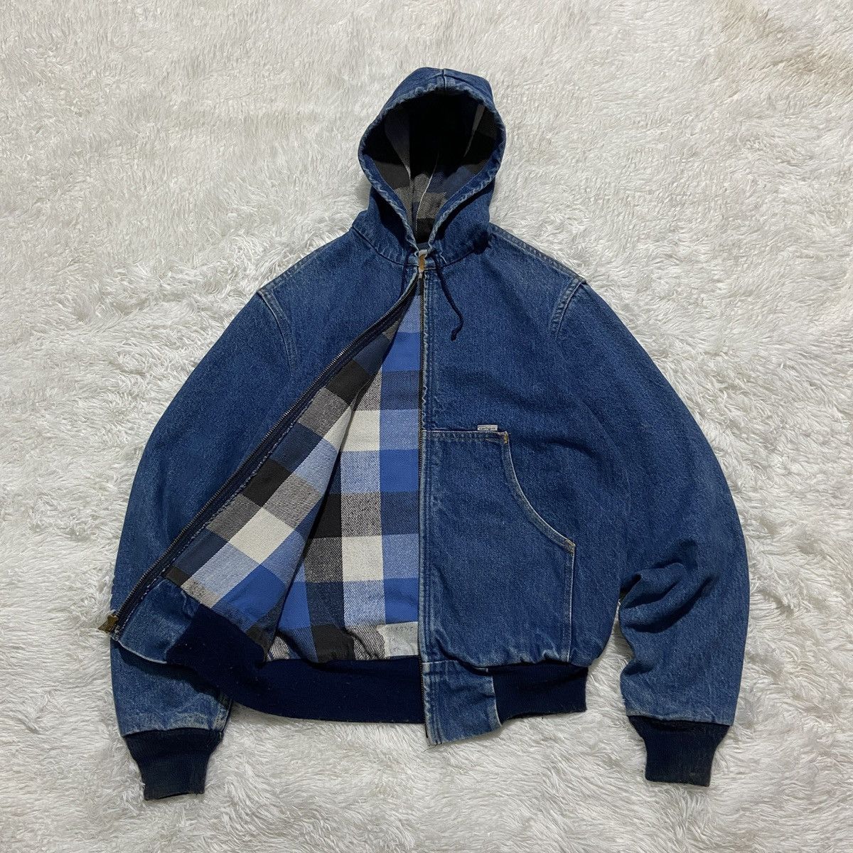 Carhartt VNTG Rare Carhartt JF848 Denim Active Jacket in Small Size US S / EU 44-46 / 1 - 2 Thumbnail