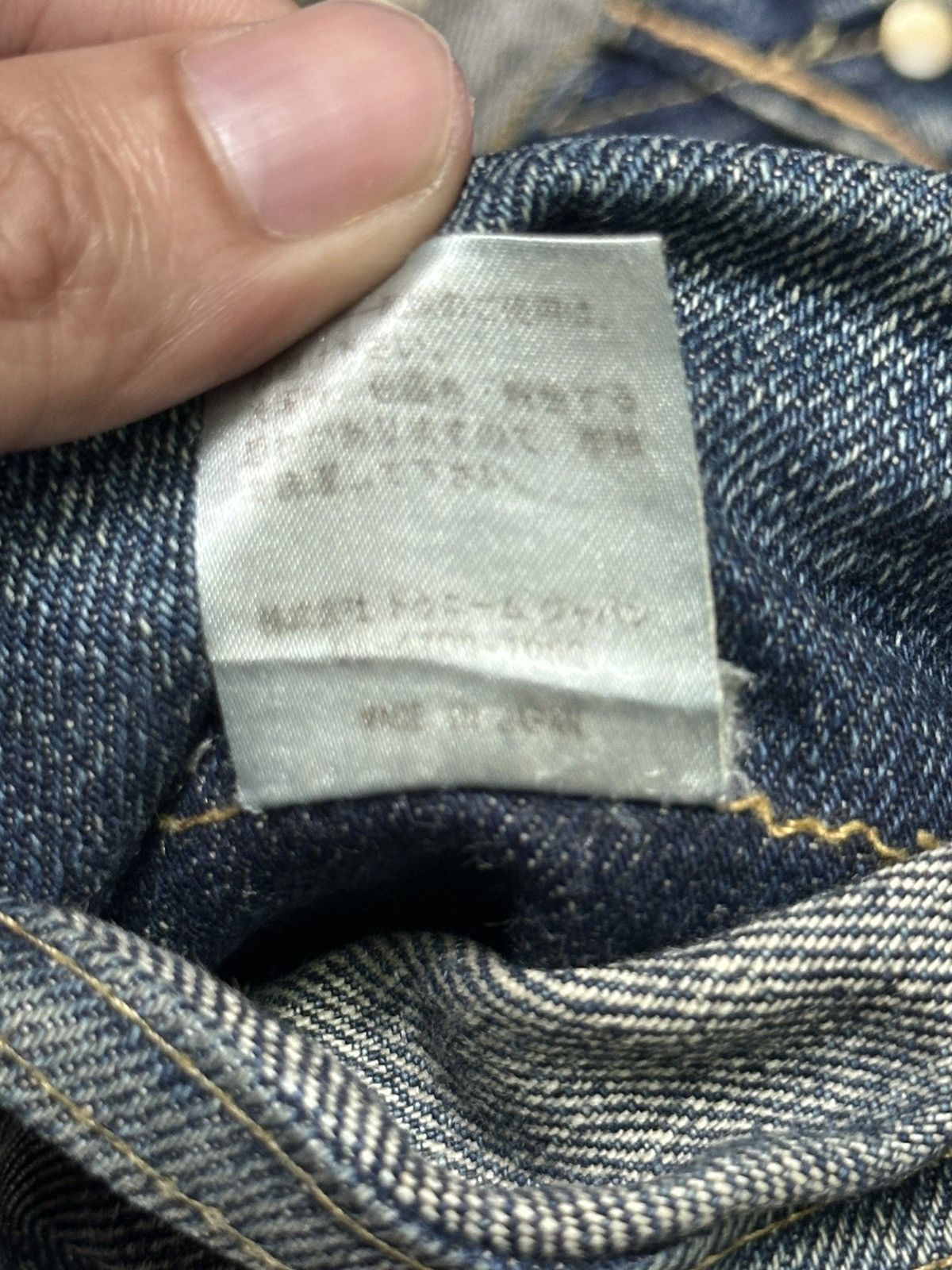 Denime Denime Vintage Selvedge Straight Loose With Faded Wash Size US 32 / EU 48 - 9 Thumbnail