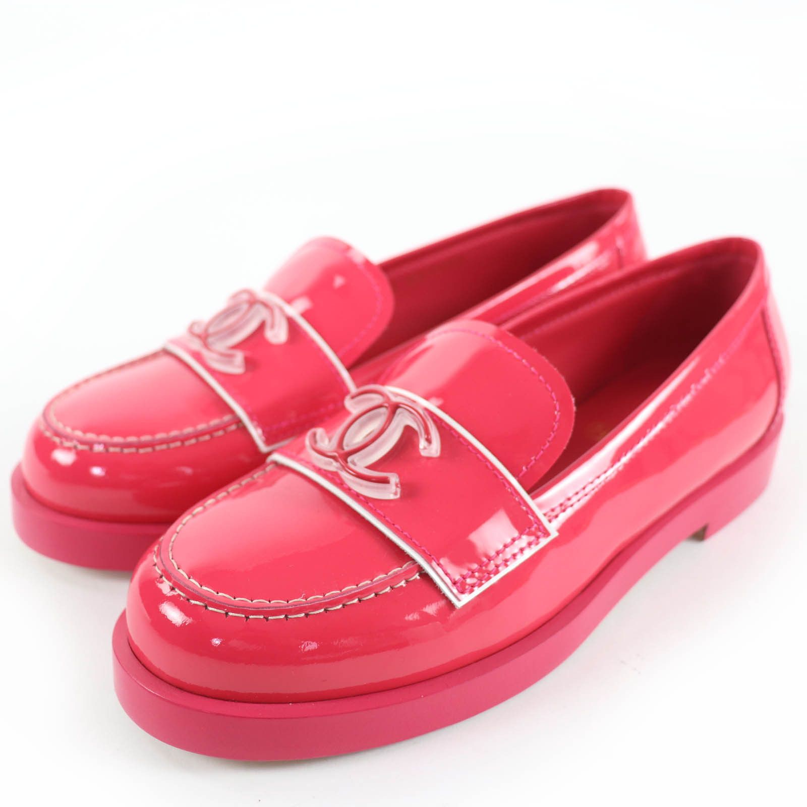 Chanel Chanel Chanel Patent Leather Loafers Leather Shoes DUTY FREE for USA Size ONE SIZE - 1 Thumbnail
