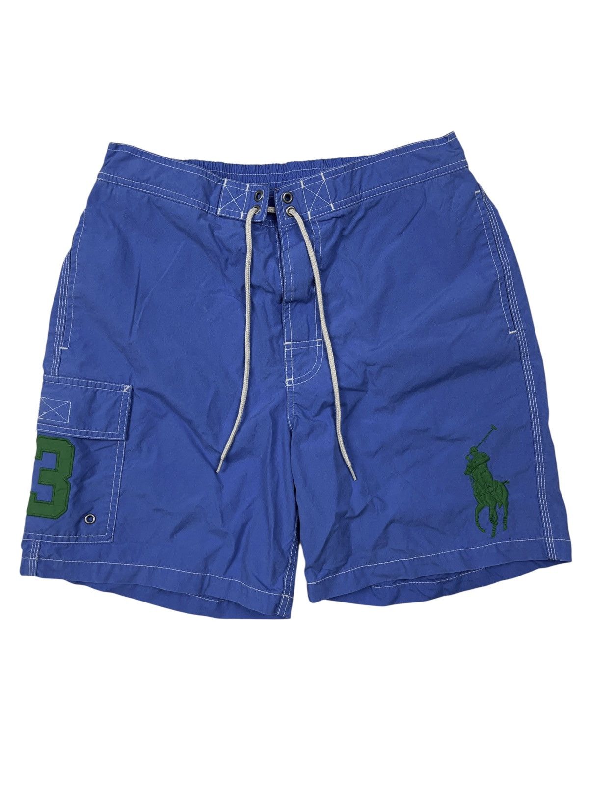 Polo Ralph Lauren Vintage 90s Polo Ralph Lauren Swimming Cargo Shorts Size S Size US 30 / EU 46 - 1 Thumbnail
