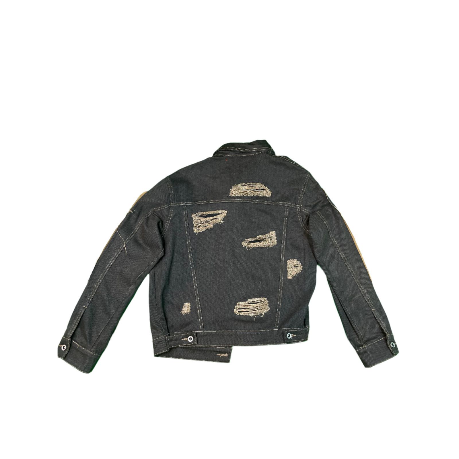 Who Decides War Who Decides War x Barriers Monument Denim Jacket 'Coal' Size US S / EU 44-46 / 1 - 2 Thumbnail