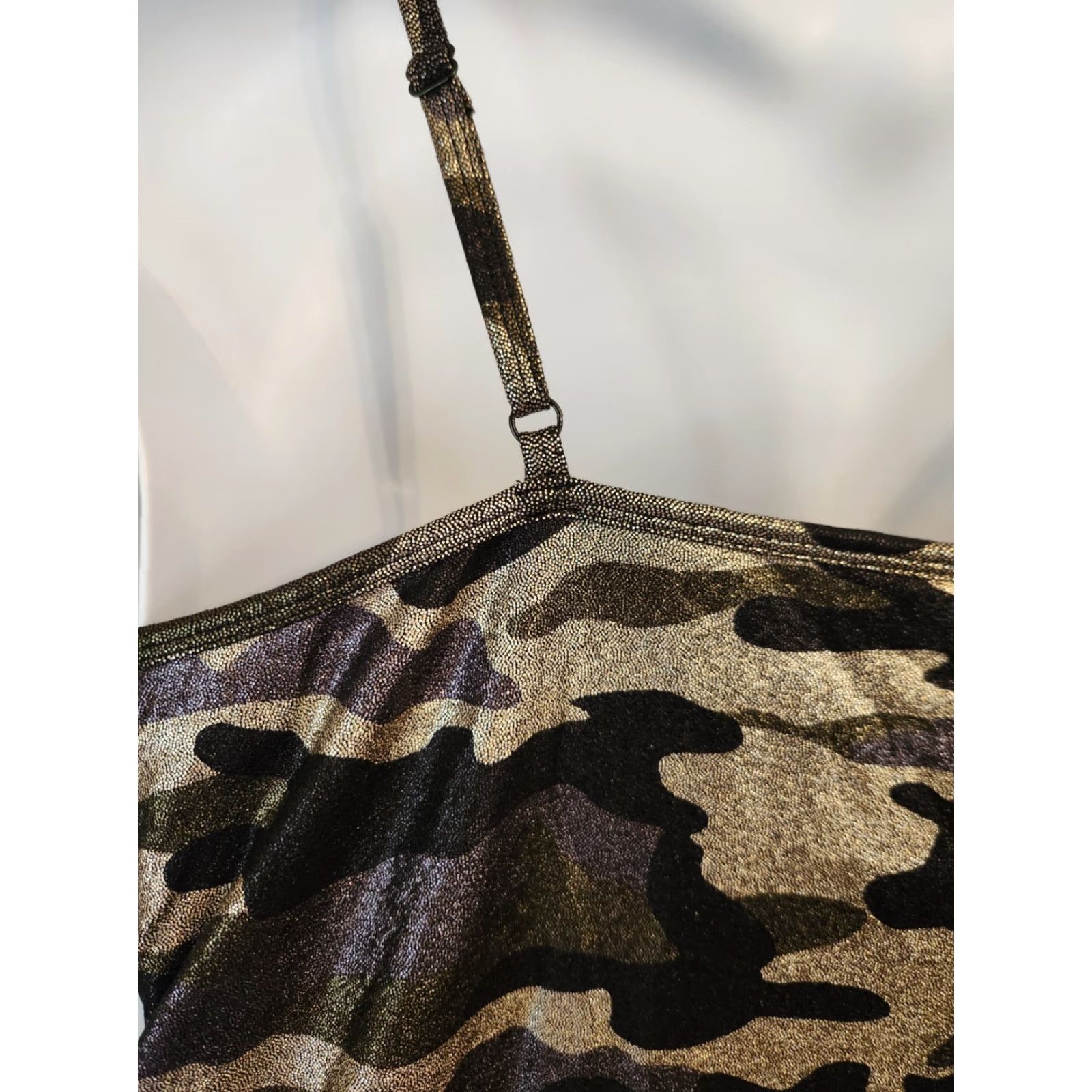 Torrid Torrid Camisole Top Sleeveless 2X Camouflage Multicolor Cotton Spandex Tank Women Casual Party/Cocktail 2X Size XXL / US 16-18 / IT 52-54 - 5 Thumbnail