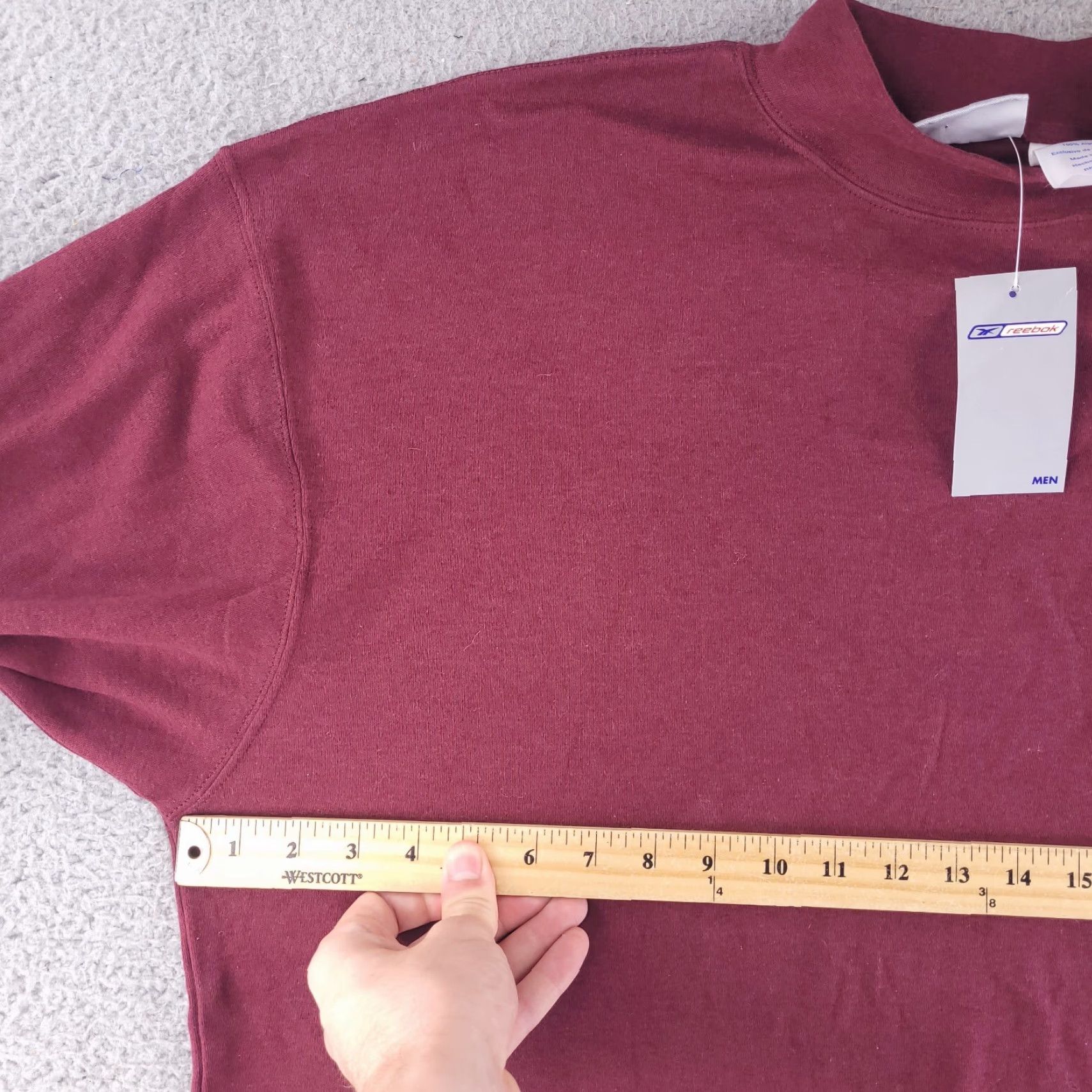 Reebok Vintage Reebok Mens Red Long Sleeve Mock Neck Retro T-Shirt L/XL User: Vintage Reebok Mens Red Long Sleeve Mock Neck Retro T-Shirt L/XL Size US L / EU 52-54 / 3 - 6 Thumbnail