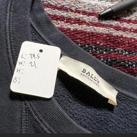 Bally Bally Switzerland embroidered spell-out crewneck sweatshirt Size US L / EU 52-54 / 3 - 2 Thumbnail