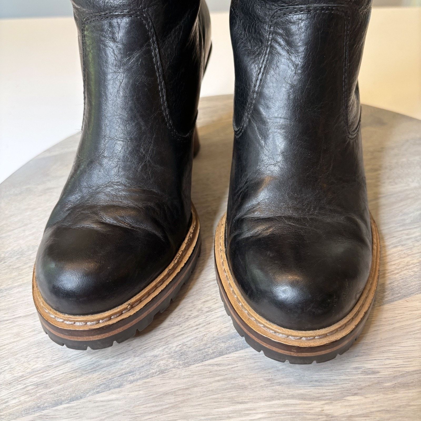 Frye Frye Mildred Engineer Leather Buckle Tall Boots Size 6.5 M Size US 6.5 / IT 36.5 - 6 Thumbnail