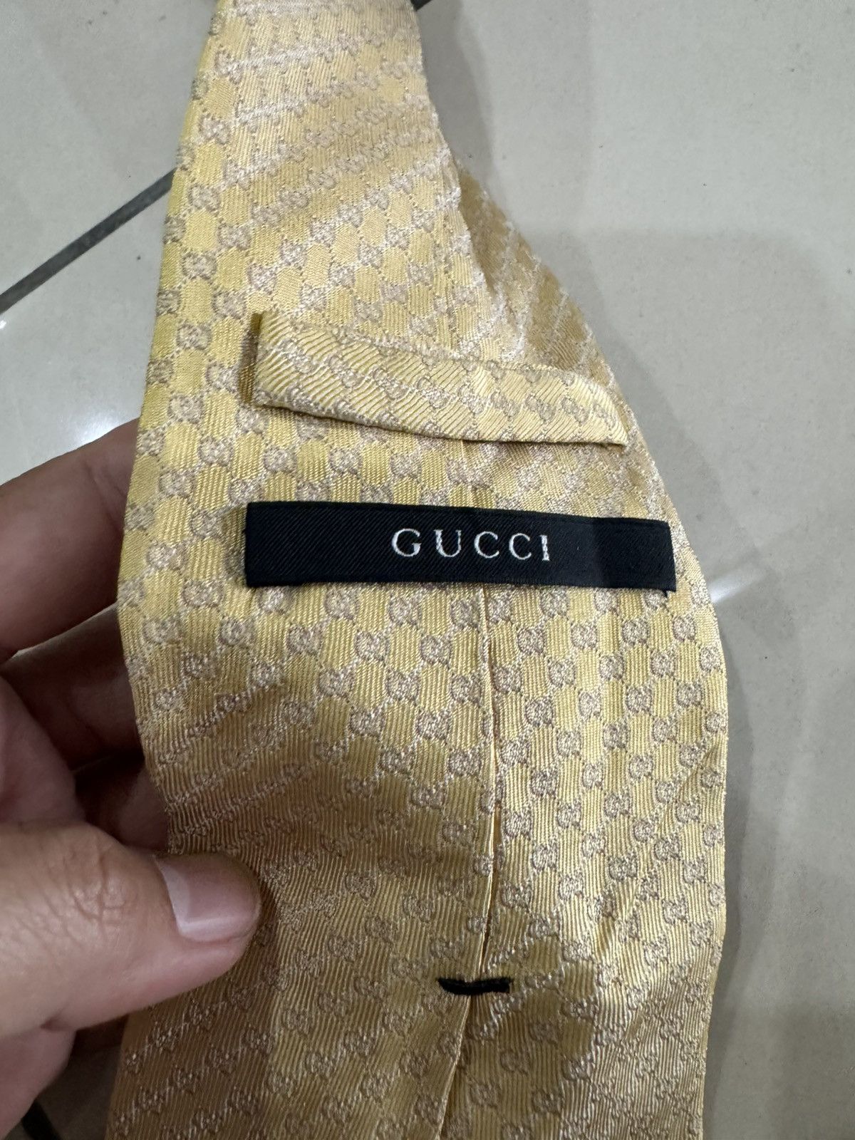 Gucci GUCCI FULL MONOGRAM NECK TIE Size ONE SIZE - 6 Thumbnail