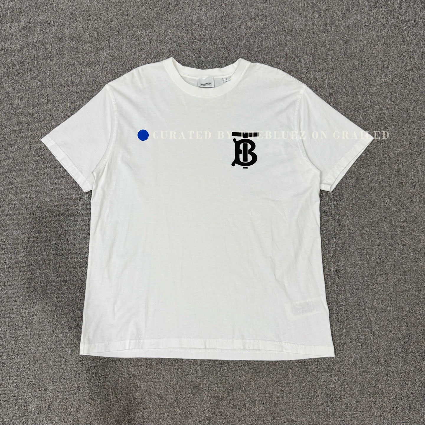 Burberry Burberry TB Logo White Short Sleeve Size US S / EU 44-46 / 1 - 1 Thumbnail