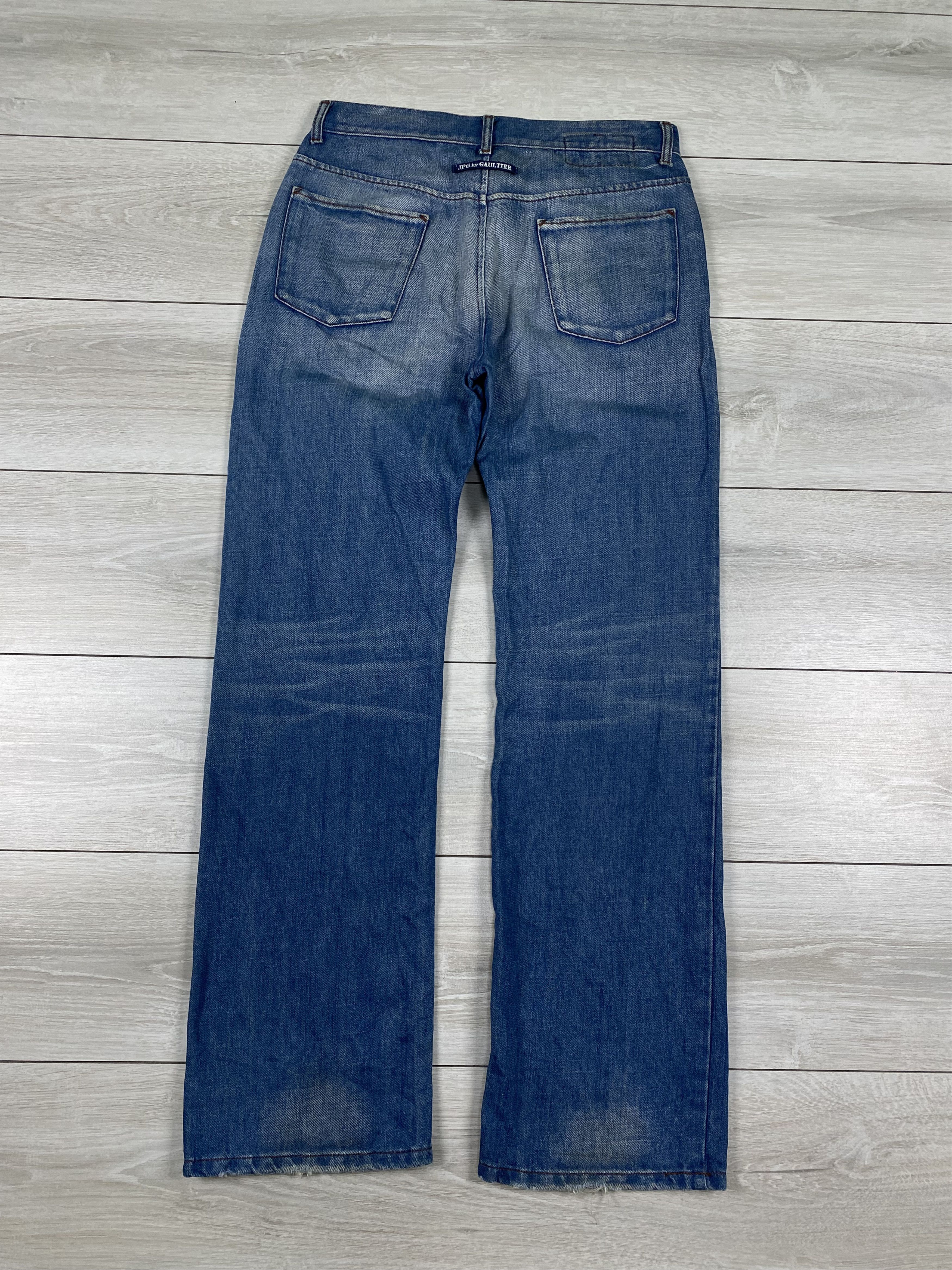 Jean Paul Gaultier Vintage Jean Paul Gaultier 90s straight blue jeans sz 32 Size US 32 / EU 48 - 6 Thumbnail