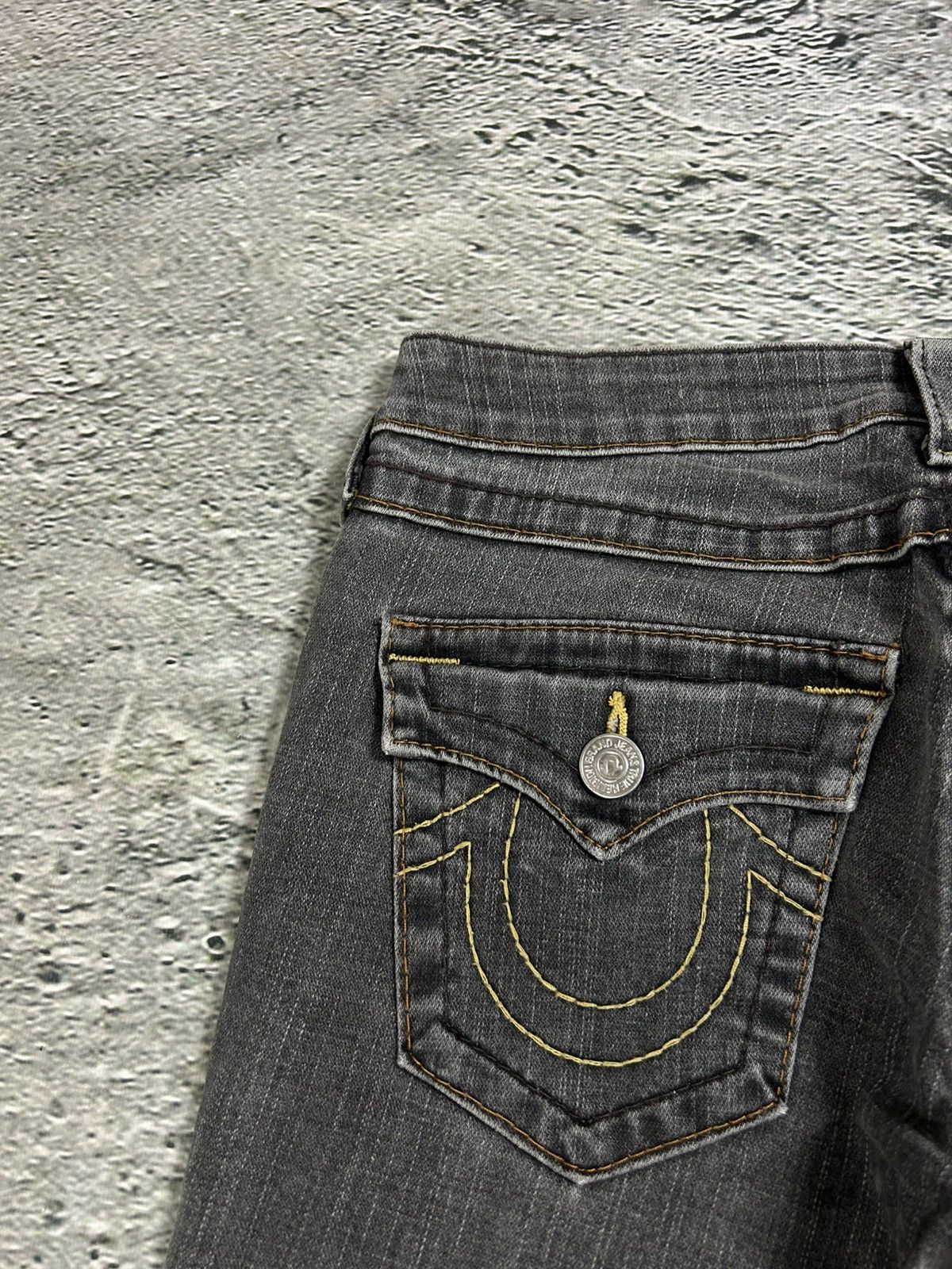 True Religion True Religion jeans vintage grey Billy flared Size 29" - 3 Thumbnail