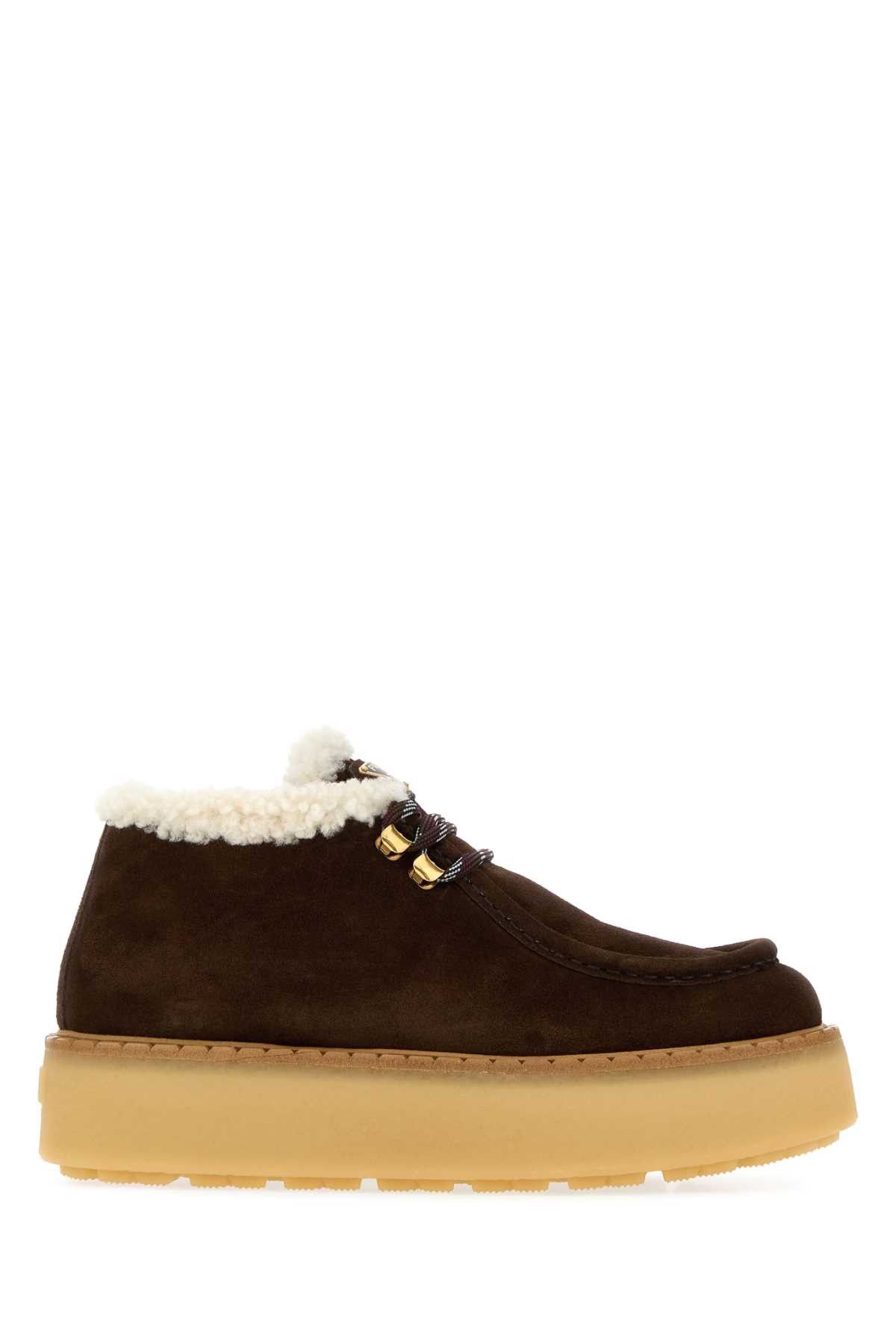 Dark Brown Suede Loafers, Women's (Size 11)