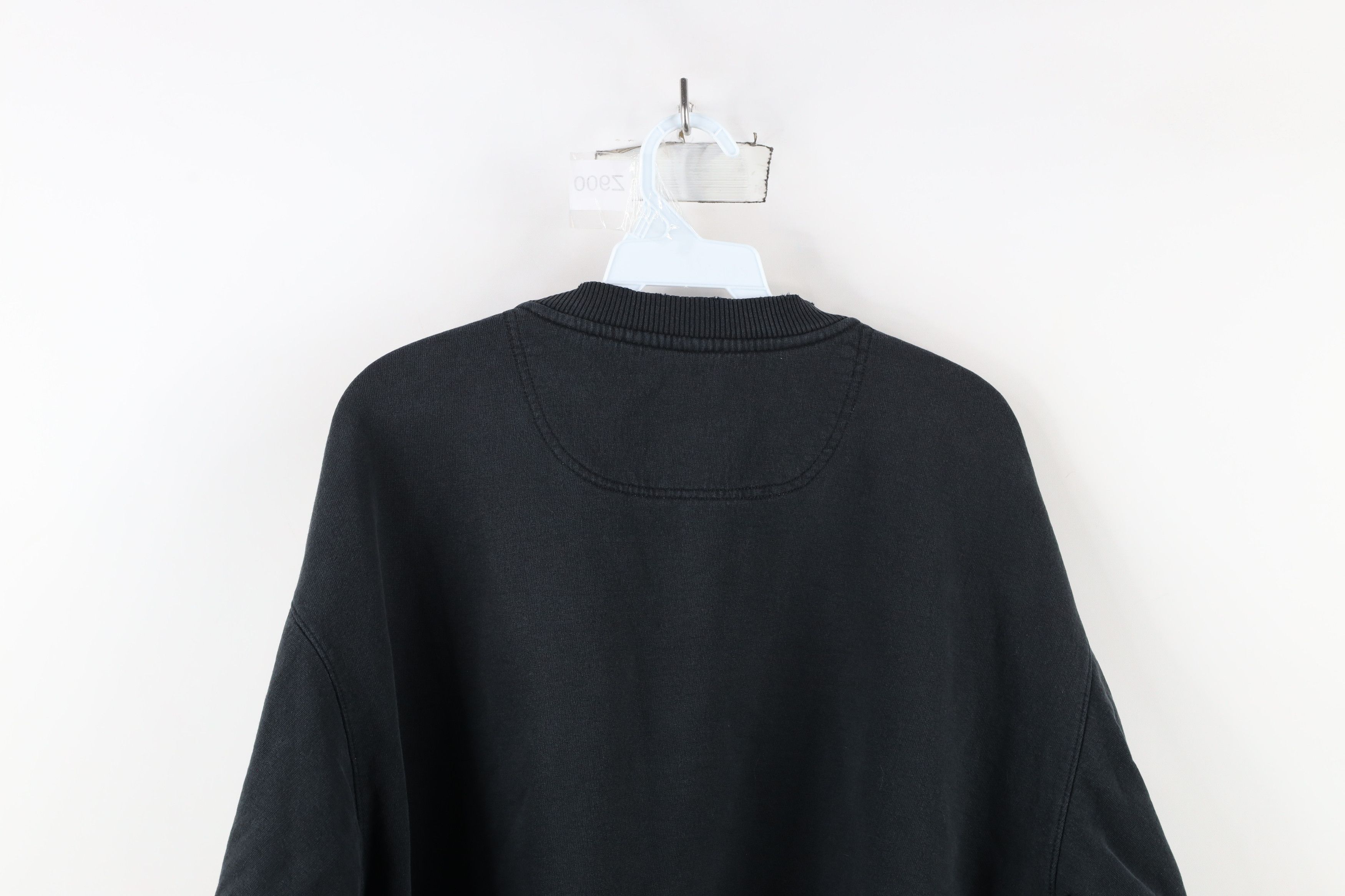 Champion × Vintage Vintage 90s Champion Cut Off Crewneck Sweatshirt Black Size US L / EU 52-54 / 3 - 13 Thumbnail