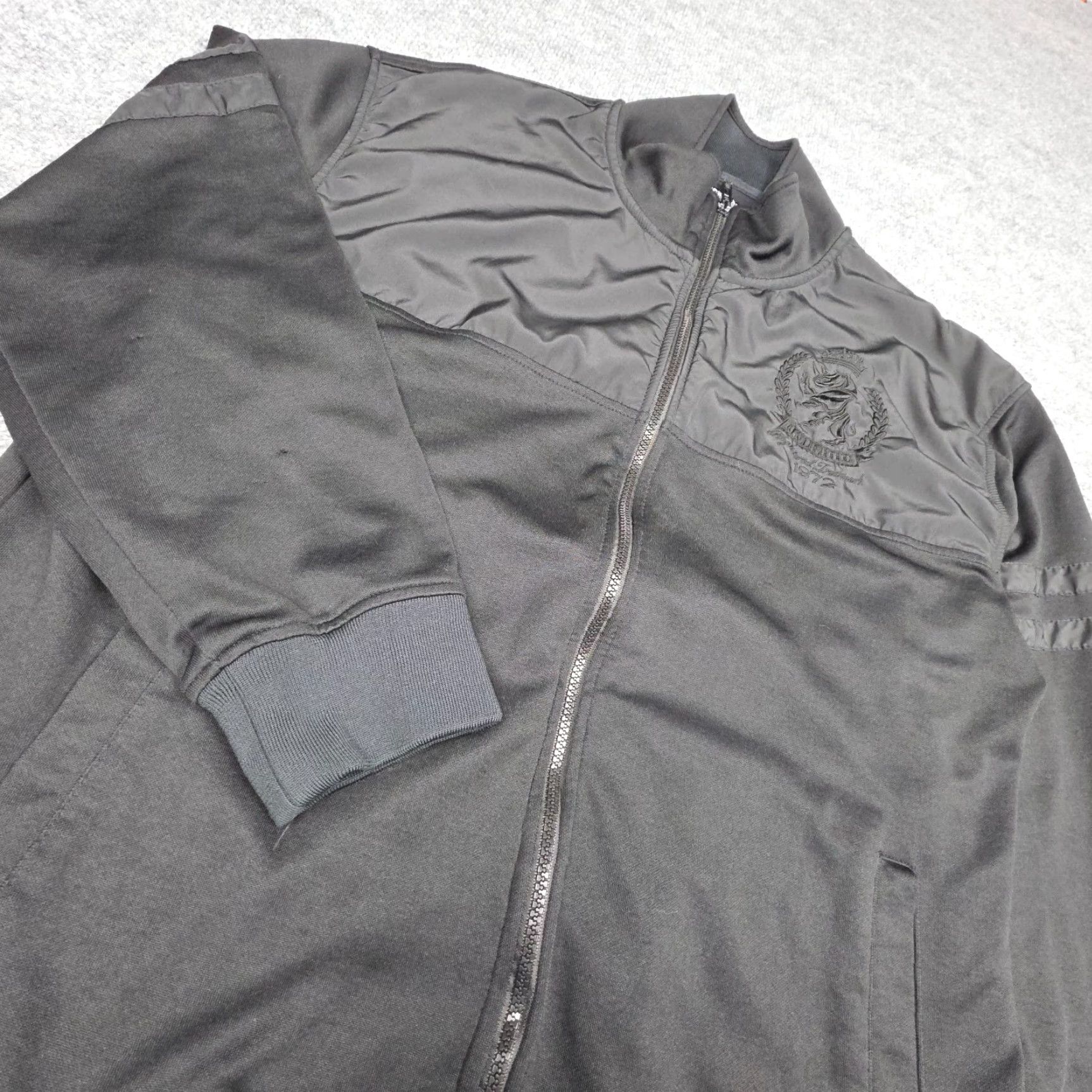 Ecko Unltd. Ecko Unltd Track Jacket Men XL Black Full Zip Rhino Embroidered Y2K Regular Jacket Size US XL / EU 56 / 4 - 2 Thumbnail
