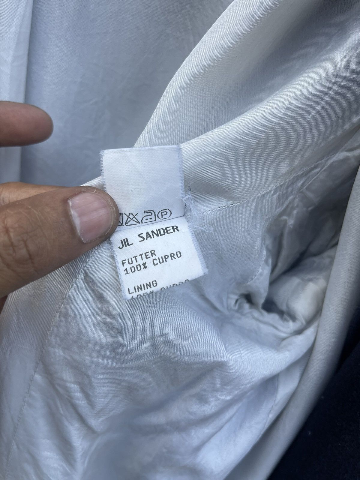 Jil Sander Jil Sander Navy Wool Coat Timeless Minimalist Design Size 40 Size US M / EU 48-50 / 2 - 7 Thumbnail