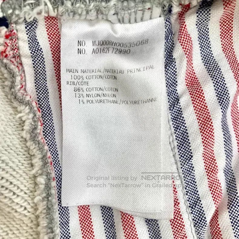Thom Browne Thom Browne size 00 Cotton Casual Trousers Sweatpants Size US 30 / EU 46 - 8 Thumbnail