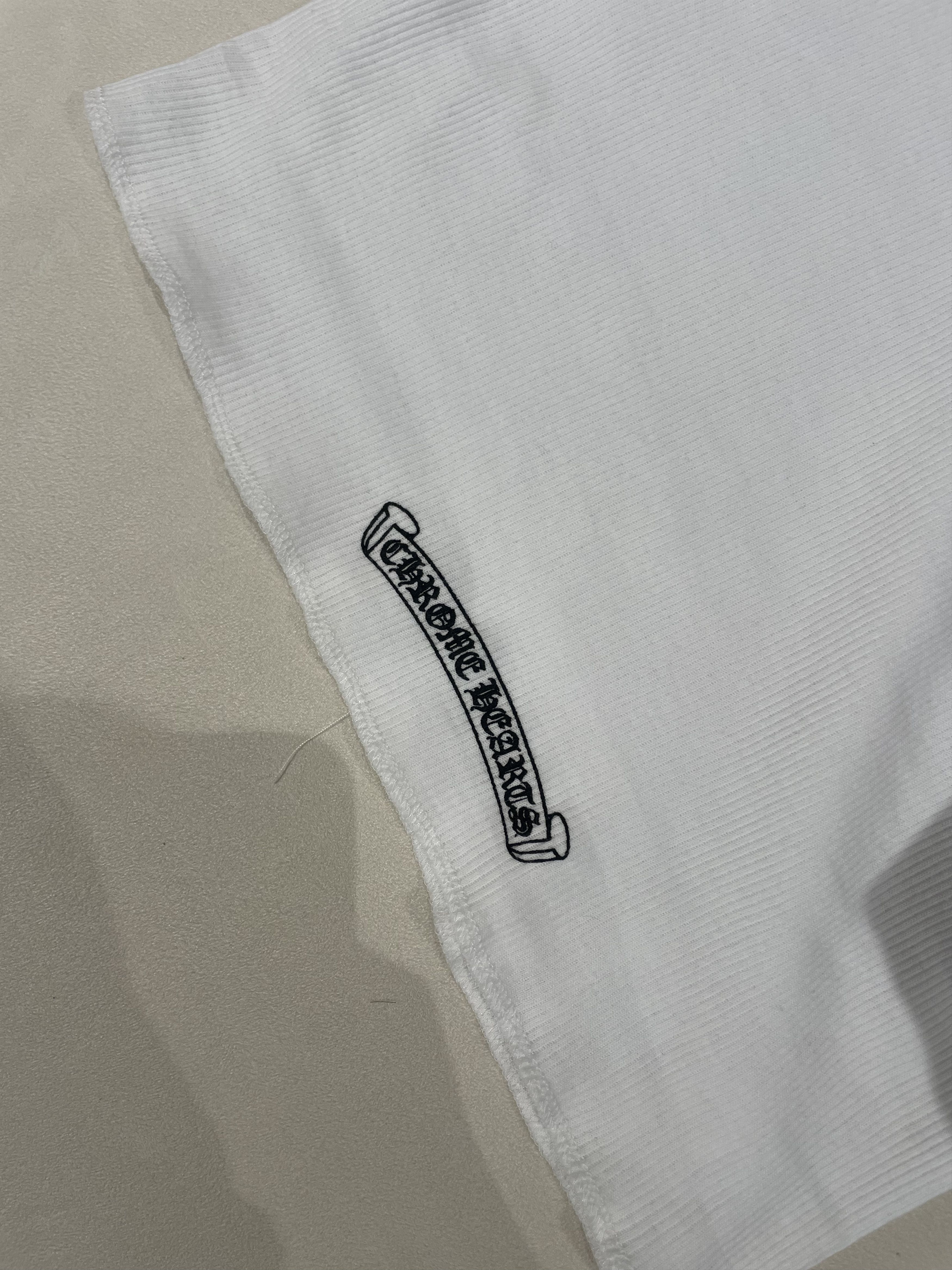 Chrome Hearts Chrome Hearts Camouflage Beaded Cross Patch White Tank Top Size S / US 4 / IT 40 - 7 Thumbnail