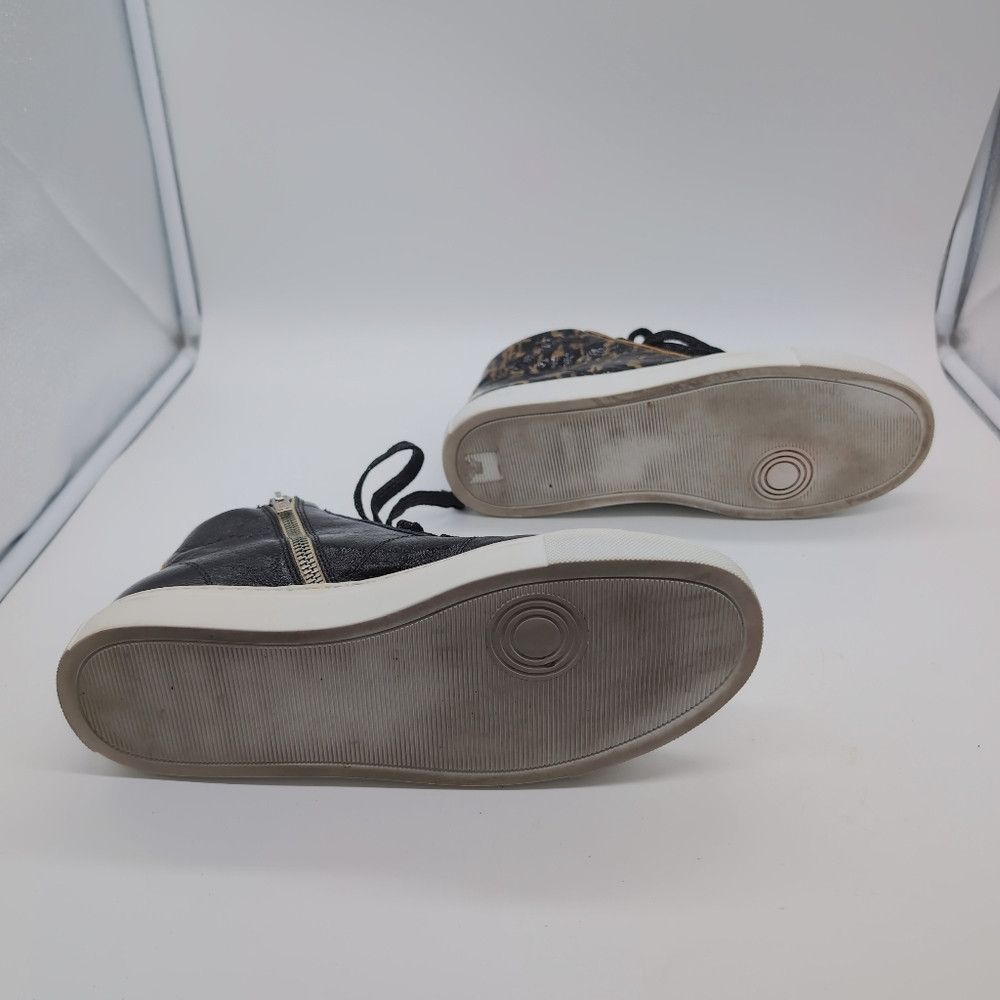 P448 P448 OOP Celebrity Skate Sz 10.5 Black and Gold Leopard Hig Size US 10.5 / IT 40.5 - 8 Thumbnail