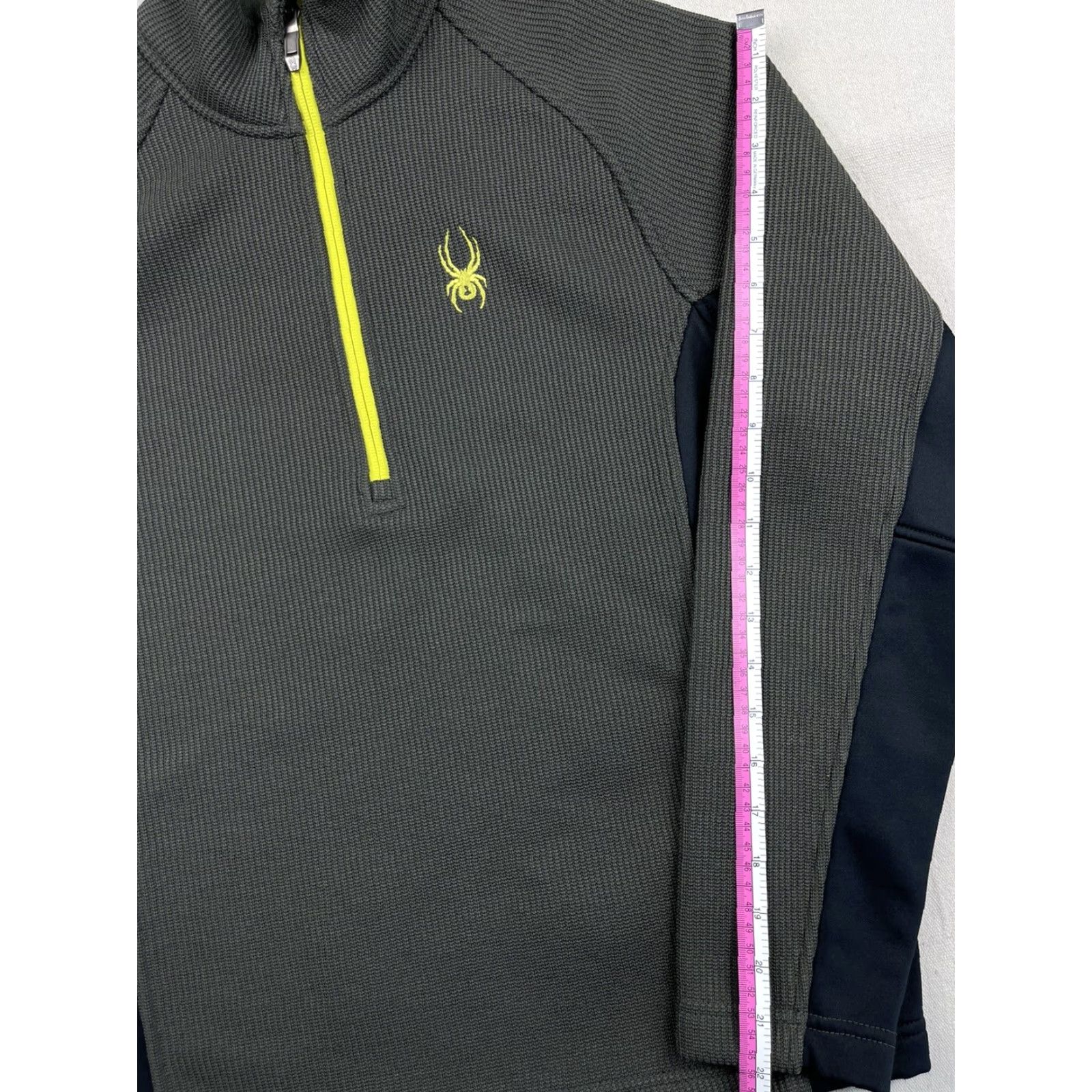 Spyder Spyder Mens Jacket 1/4 Zip Fleece Lined Multicolor Solid Mid-Length Zip Stand-Up Collar Jacket Coat Men S Size S Fall Winter Ski Hiking Outdoor Size US S / EU 44-46 / 1 - 6 Thumbnail