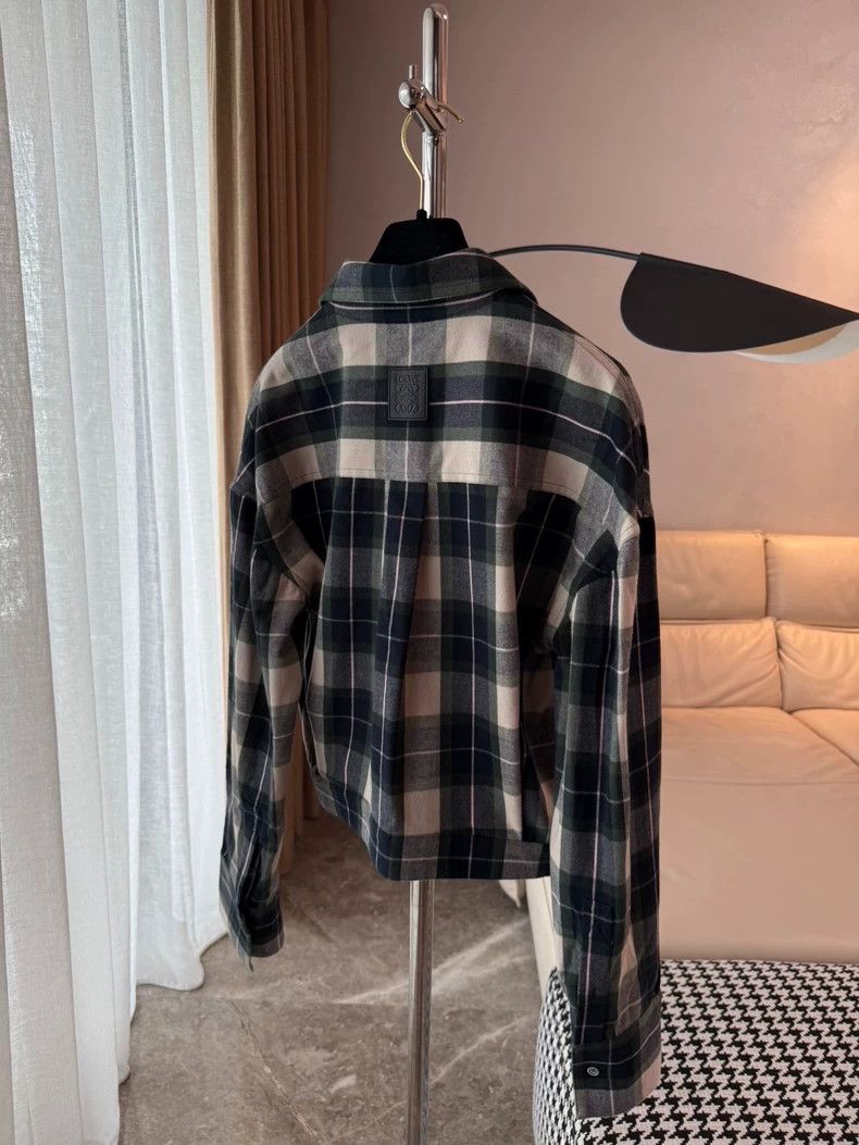 Loewe LOEWE Short plaid shirt Size XXS / US 00 / IT 34 - 6 Thumbnail